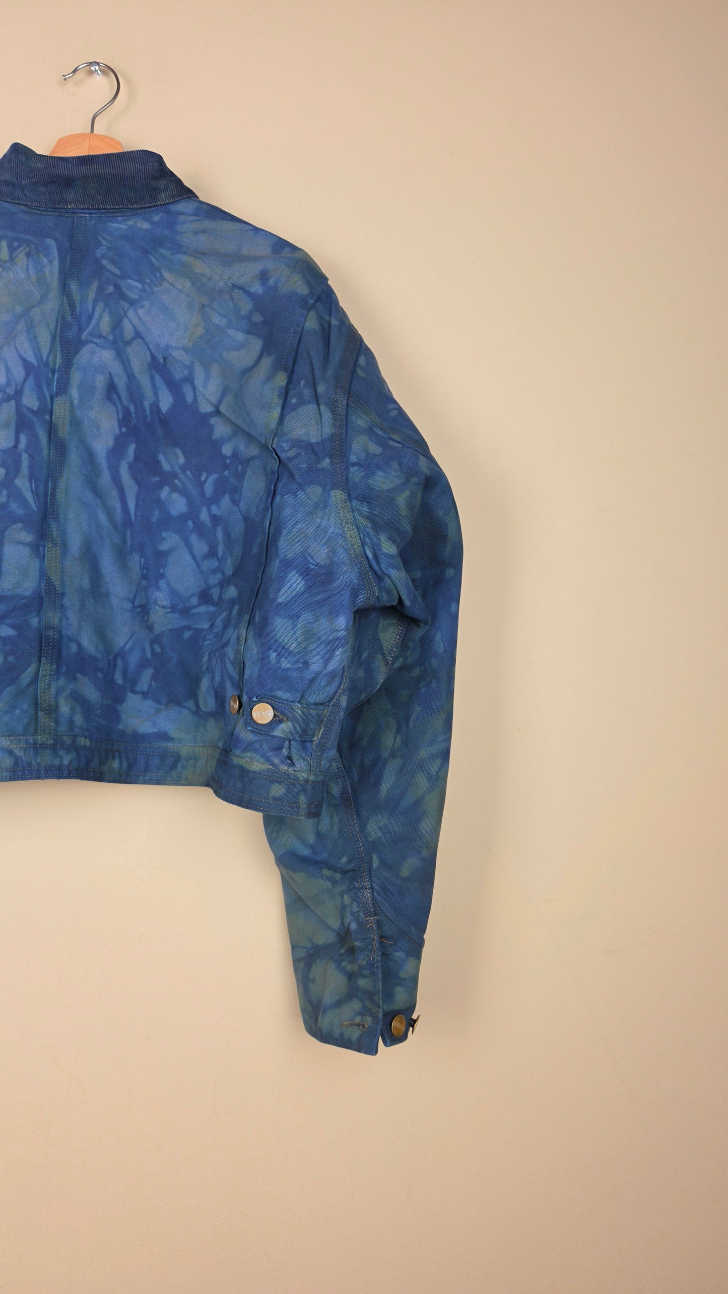 Vintage Carhartt X Detroit Cropped Jacket | Camo Blue | Size XL | AU60