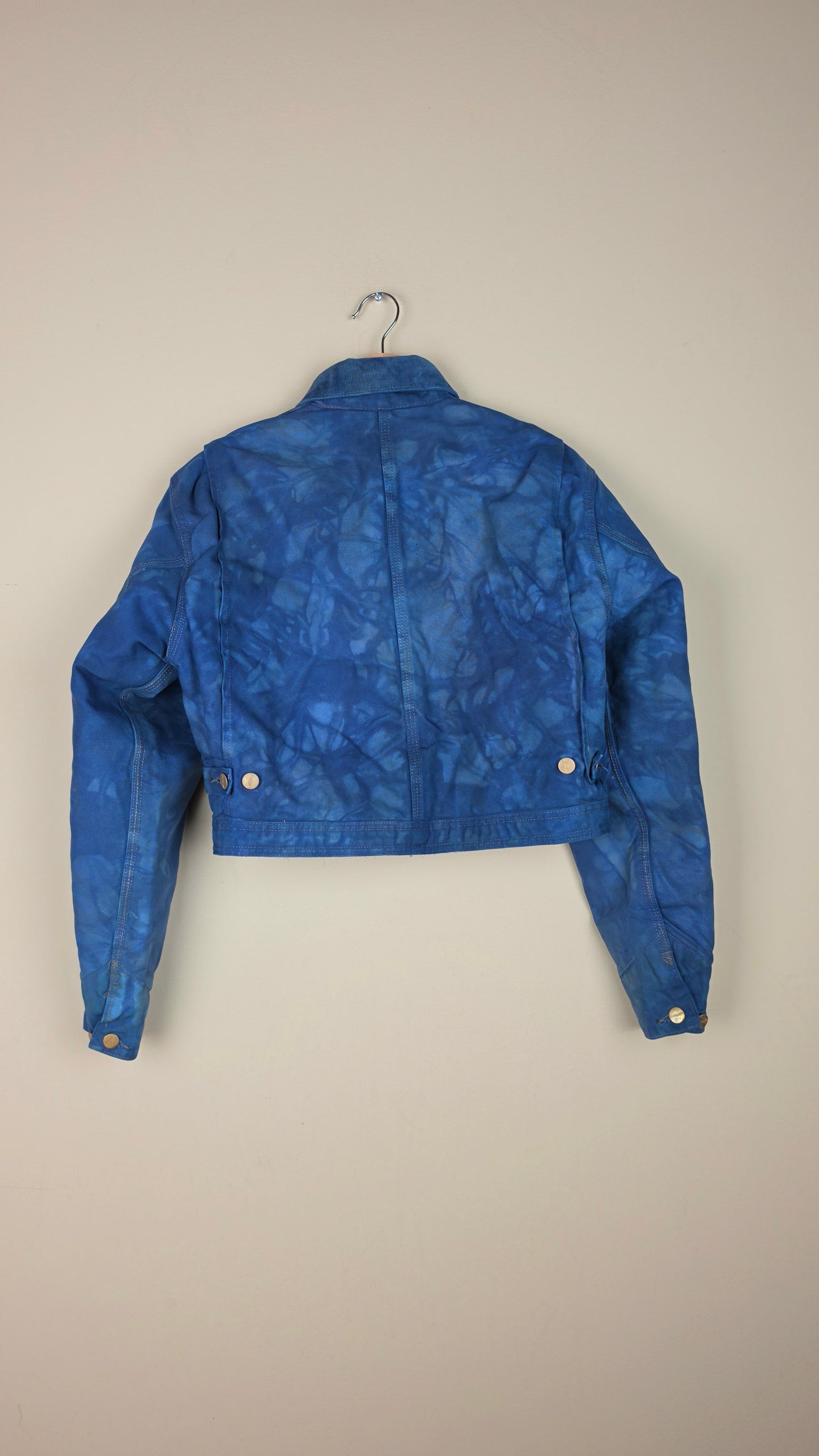 Vintage Carhartt X Detroit Cropped Jacket | Camo Blue | Size S | AU61
