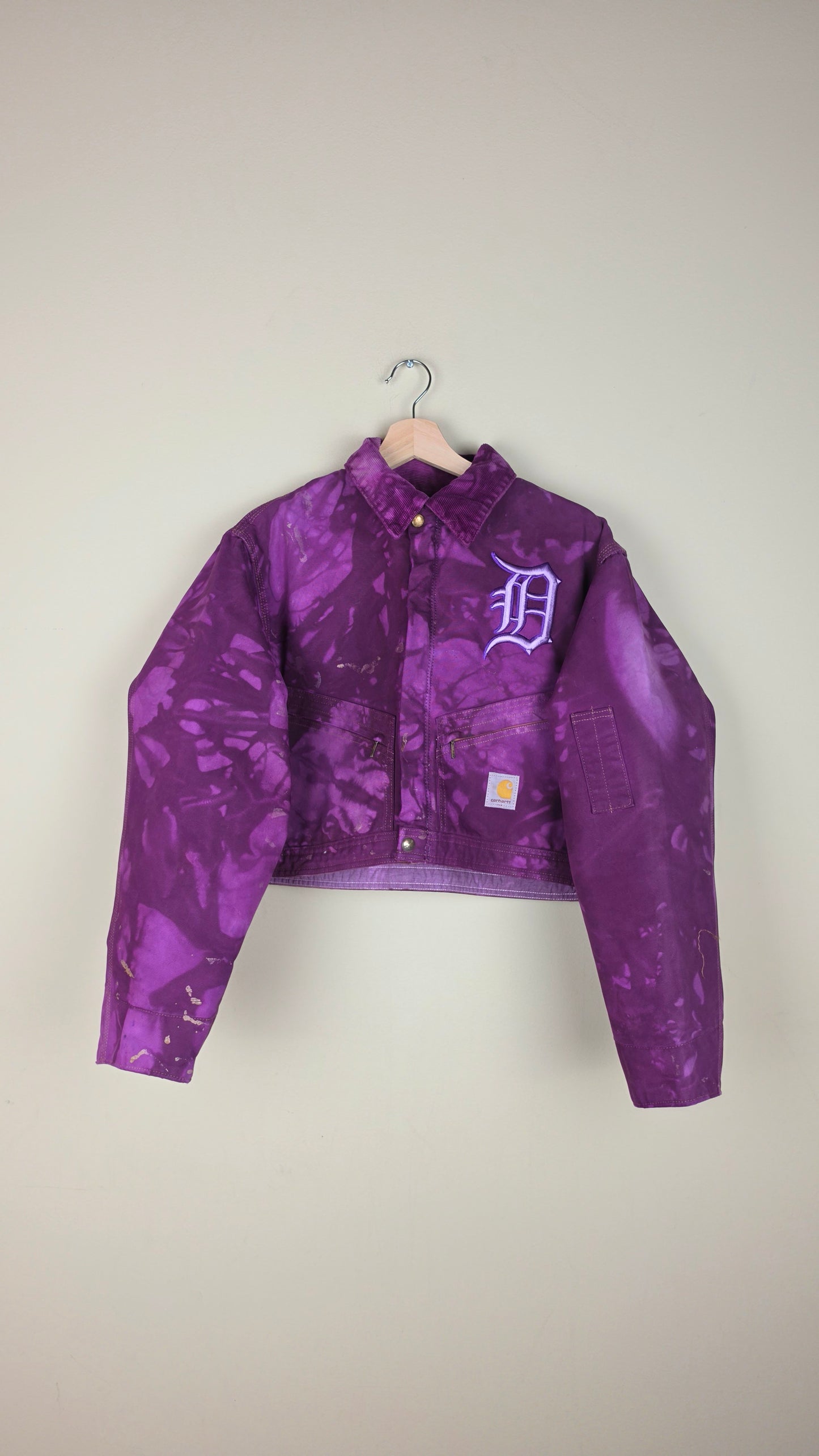 Vintage Carhartt X Detroit Cropped Jacket | Aubergine | Size M | AU63