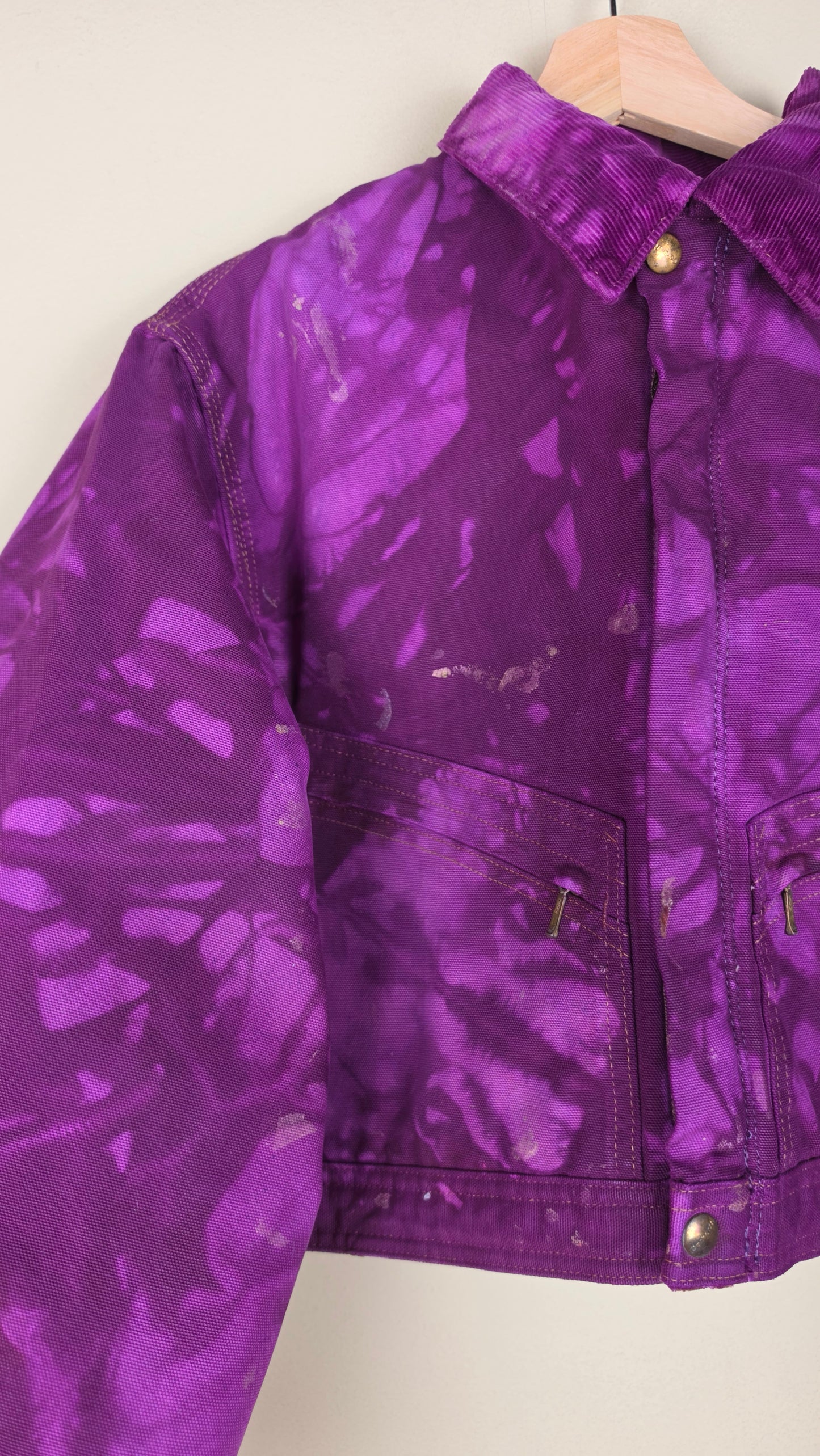 Vintage Carhartt X Detroit Cropped Jacket | Aubergine | Size M | AU63