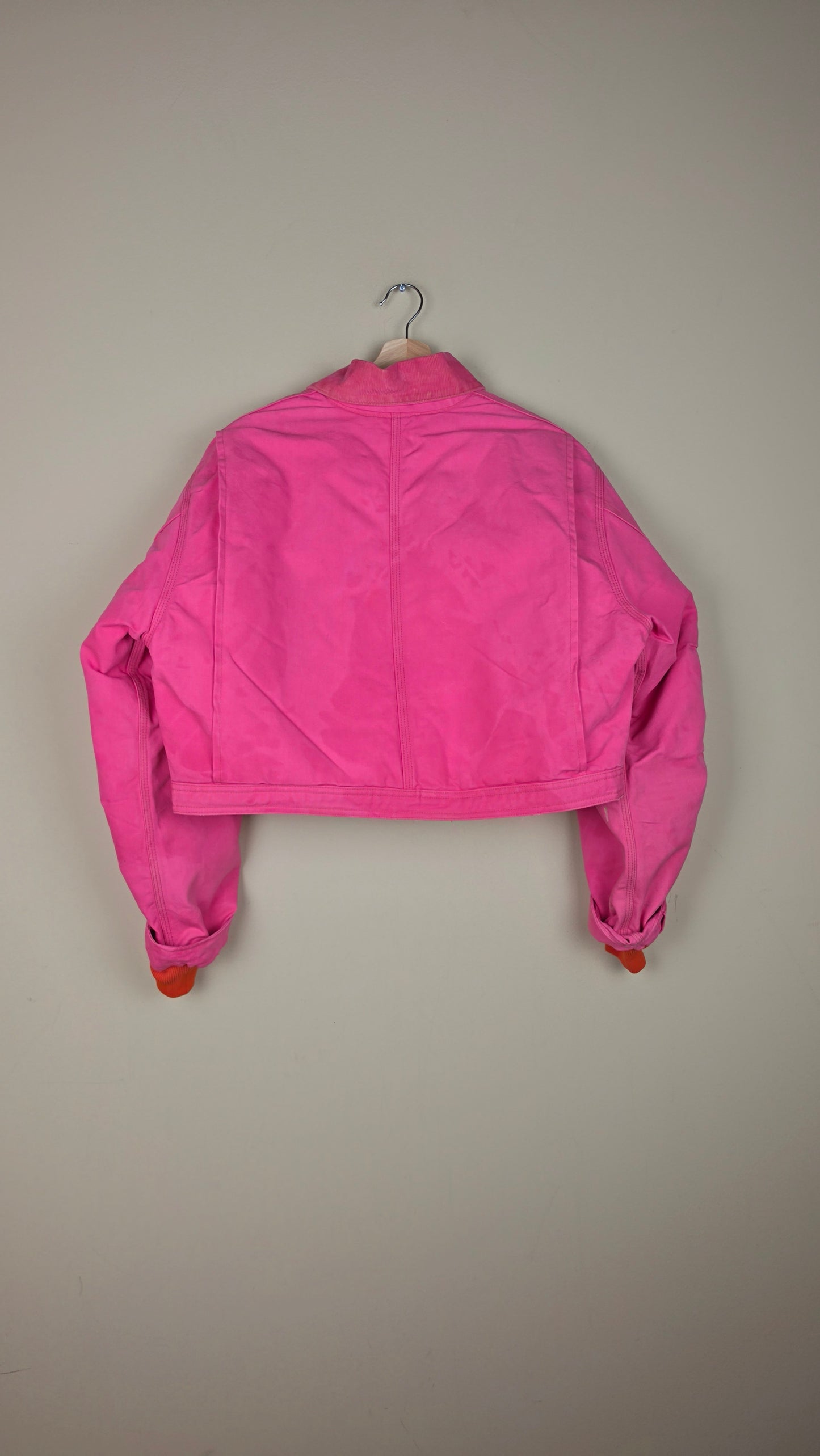 Vintage Carhartt X Detroit Cropped Jacket | Pink | Size L | AU64