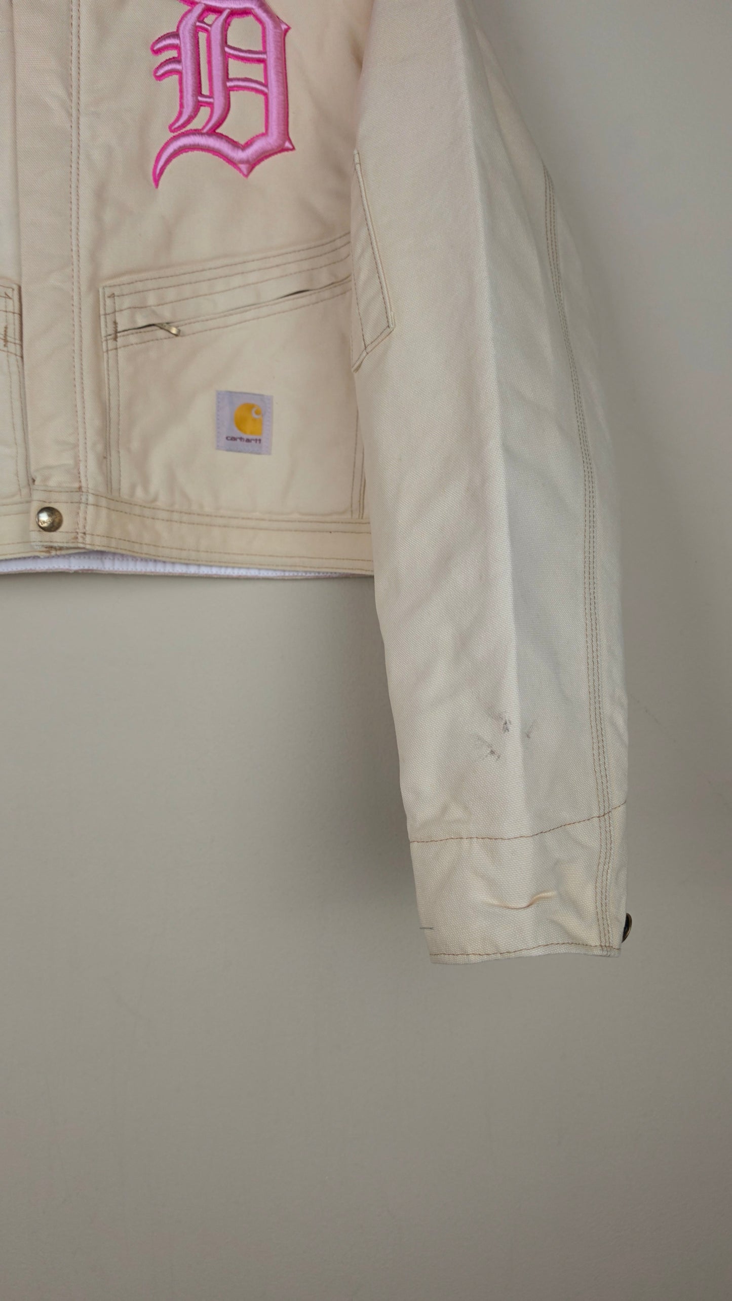 Vintage Carhartt X Detroit Cropped Jacket | Pastel | Size M | AU65