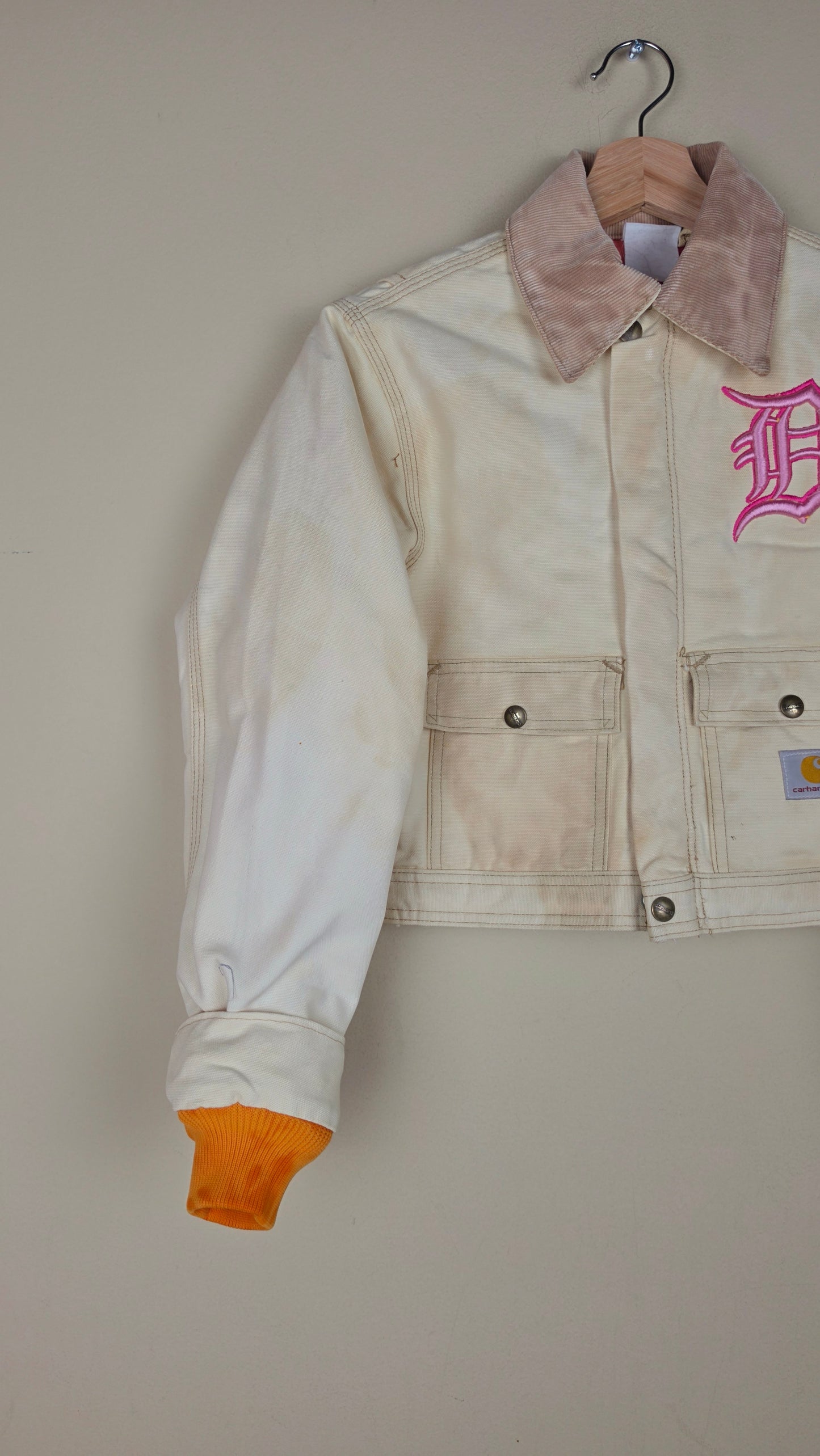 Vintage Carhartt X Detroit Cropped Jacket | Pastel | Size XXS | AU67