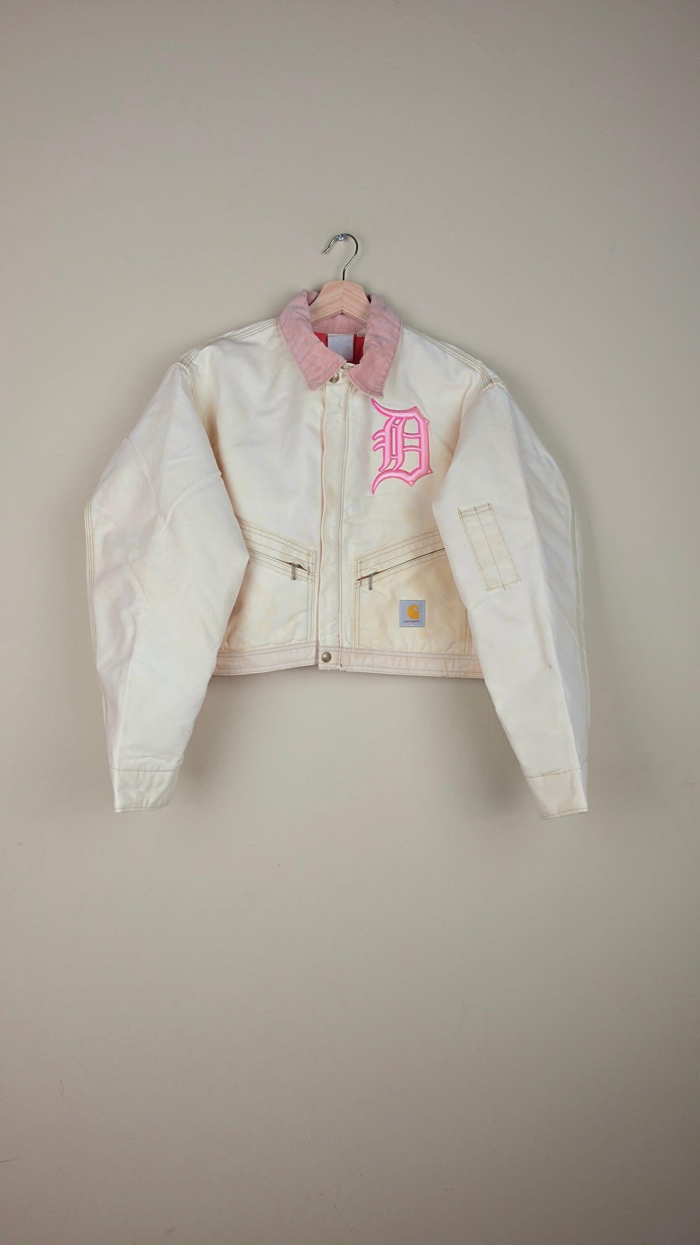 Vintage Carhartt X Detroit Cropped Jacket | Pastel | Size L | AU68