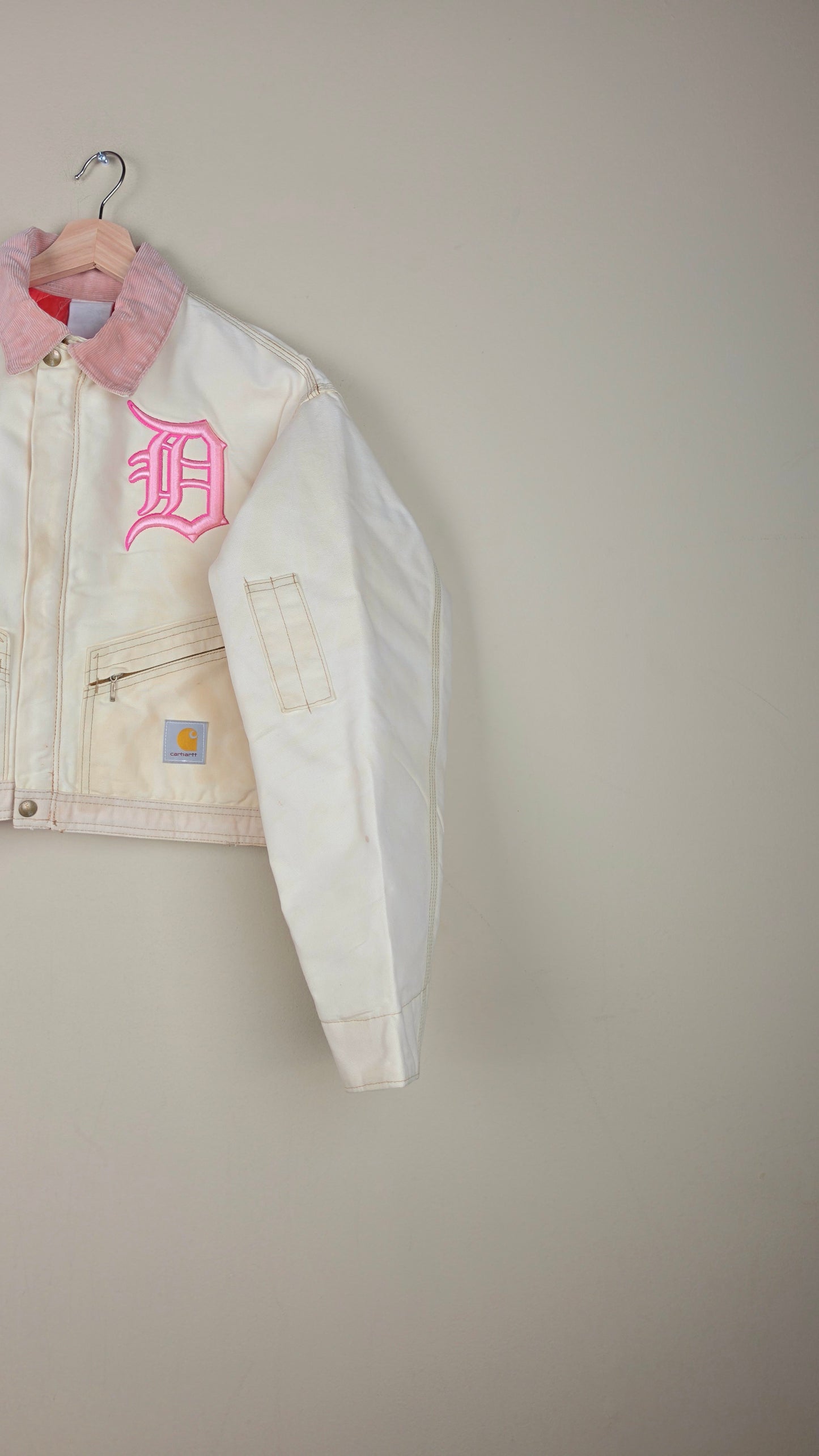 Vintage Carhartt X Detroit Cropped Jacket | Pastel | Size L | AU68