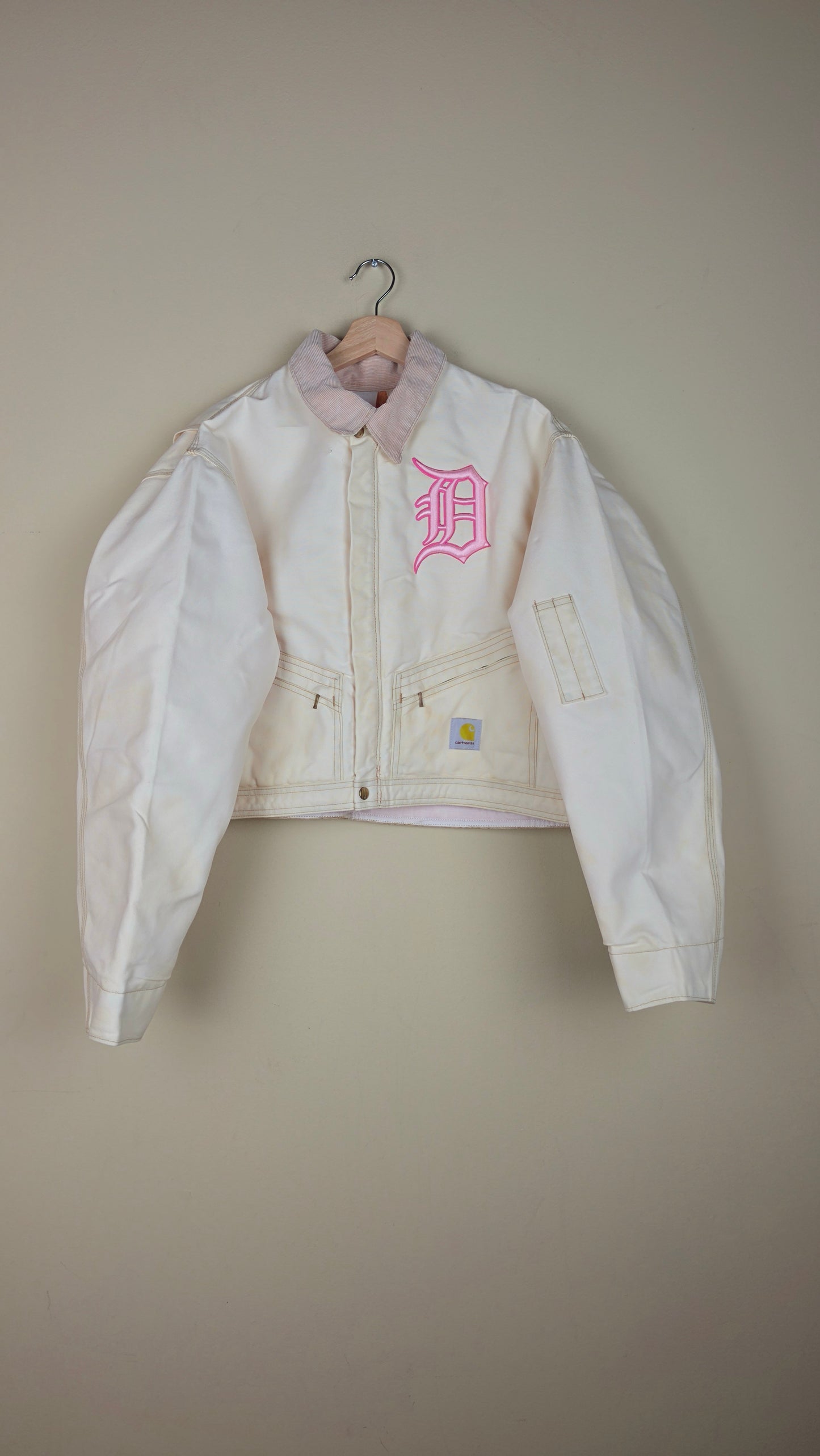 Vintage Carhartt X Detroit Cropped Jacket | Pastel | Size L | KR12