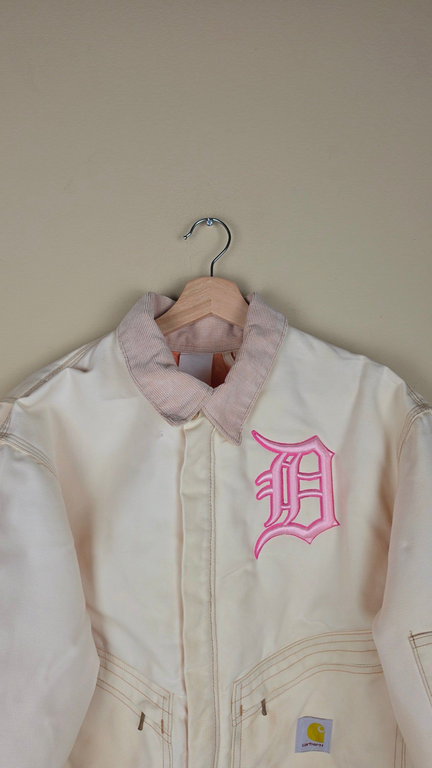 Vintage Carhartt X Detroit Cropped Jacket | Pastel | Size L | KR12
