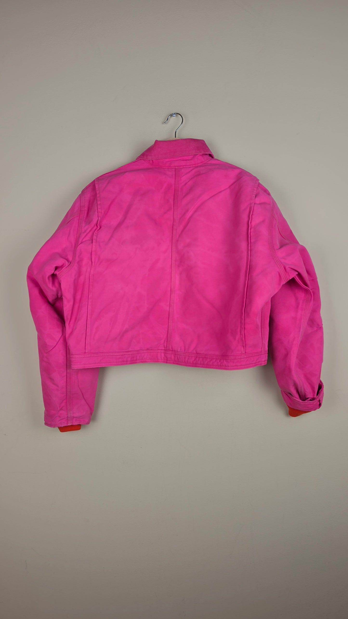 Vintage Carhartt X Detroit Cropped Jacket | Pink | Size XL | AU70
