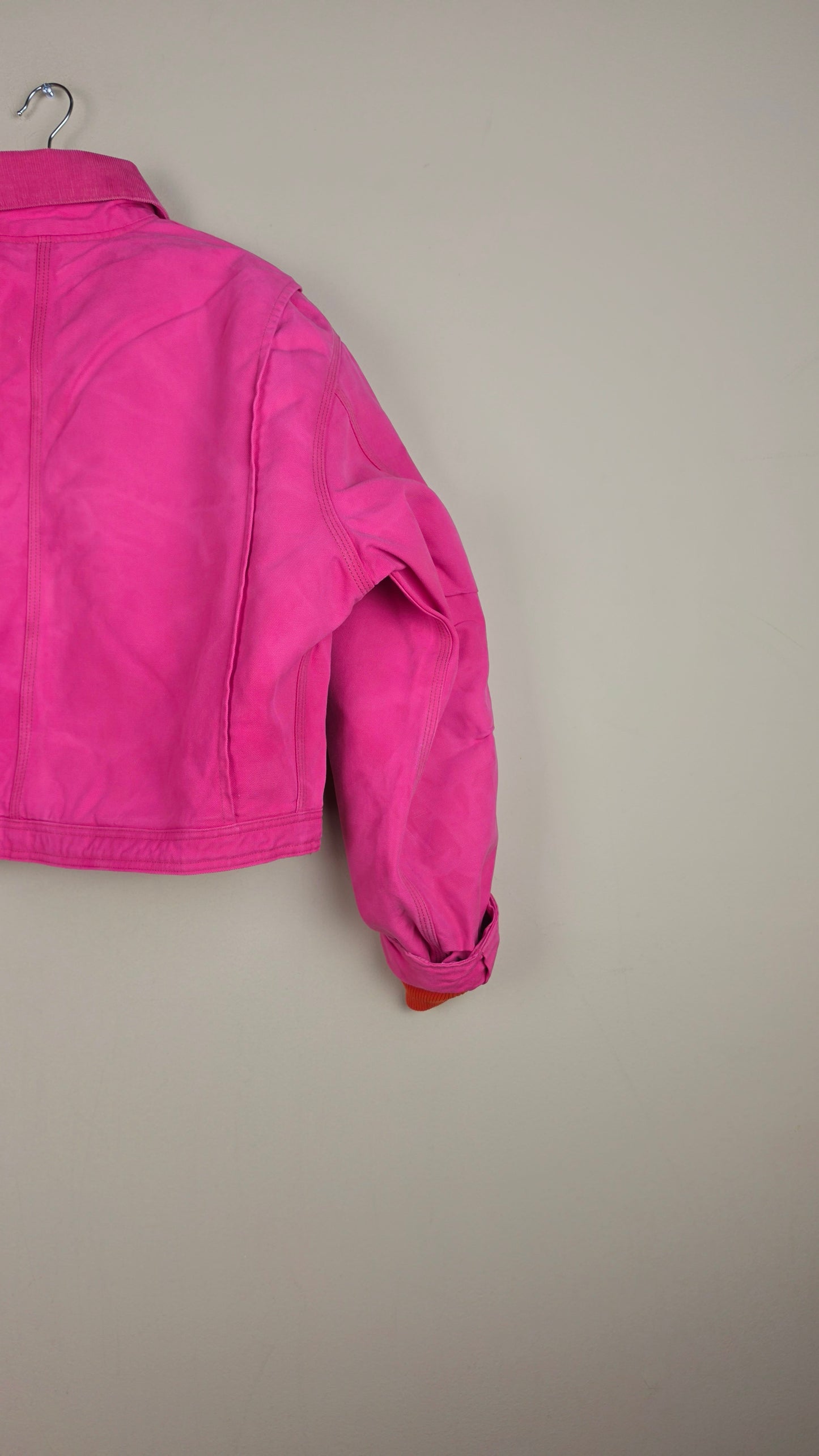 Vintage Carhartt X Detroit Cropped Jacket | Pink | Size XL | AU70