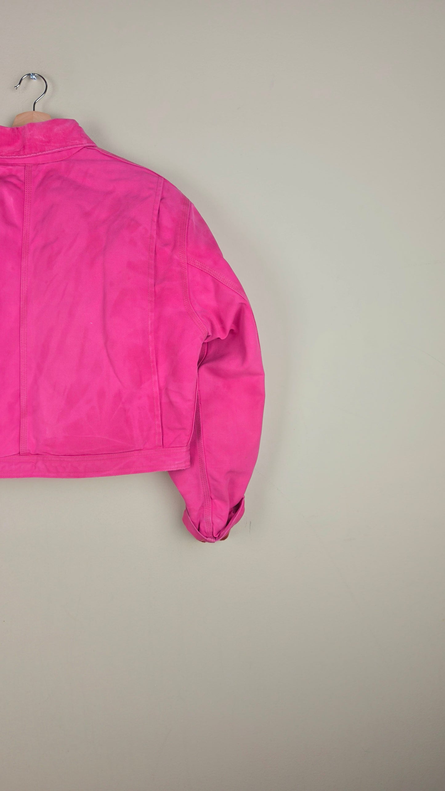 Vintage Carhartt X Detroit Cropped Jacket | Pink | Size L | AU71