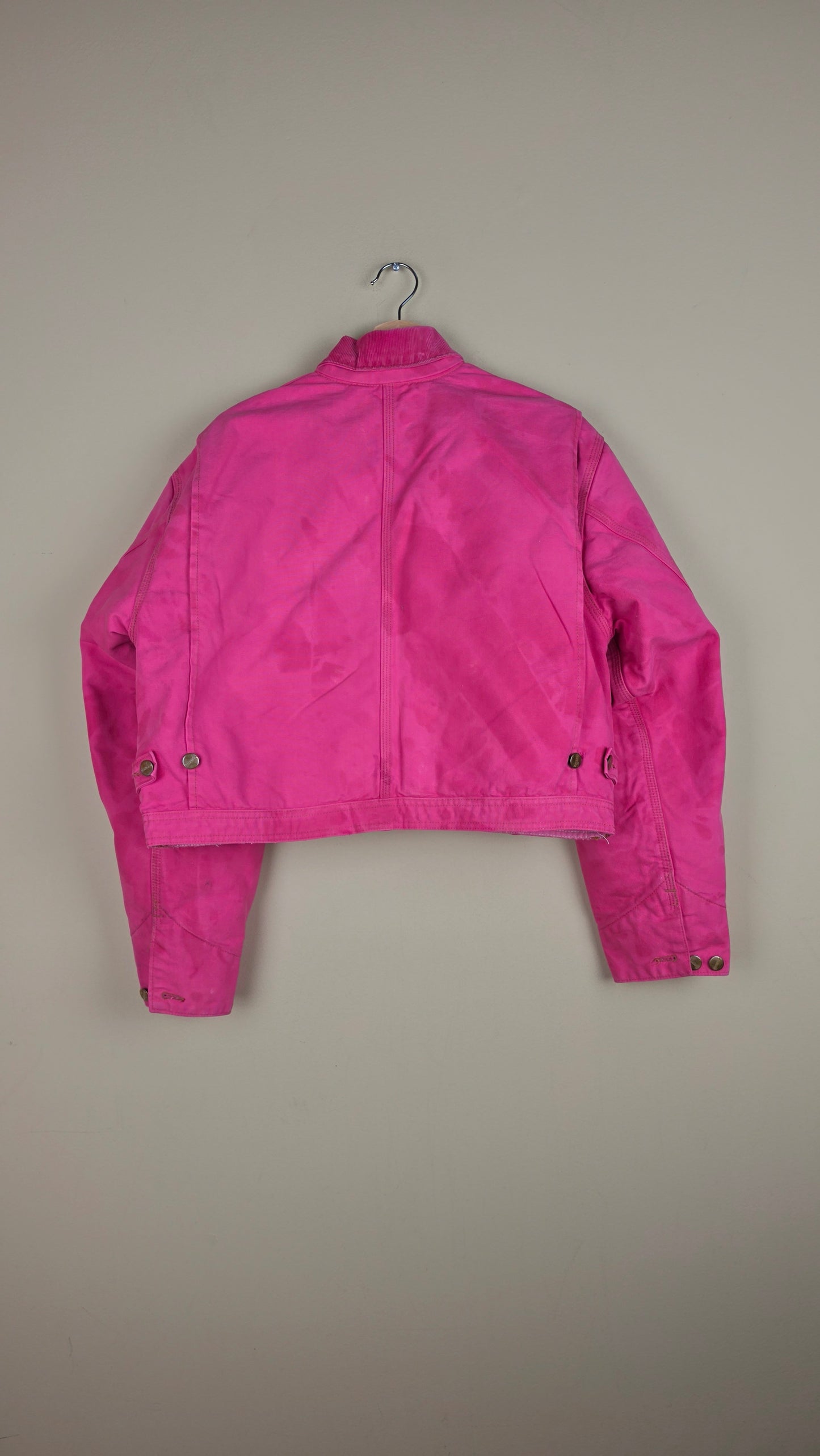 Vintage Carhartt X Detroit Cropped Jacket | Pink | Size L | AU72