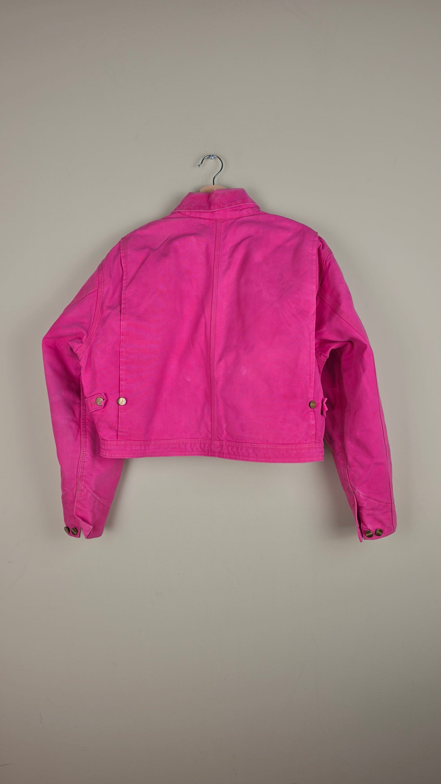 Vintage Carhartt X Detroit Cropped Jacket | Pink | Size L | AU73