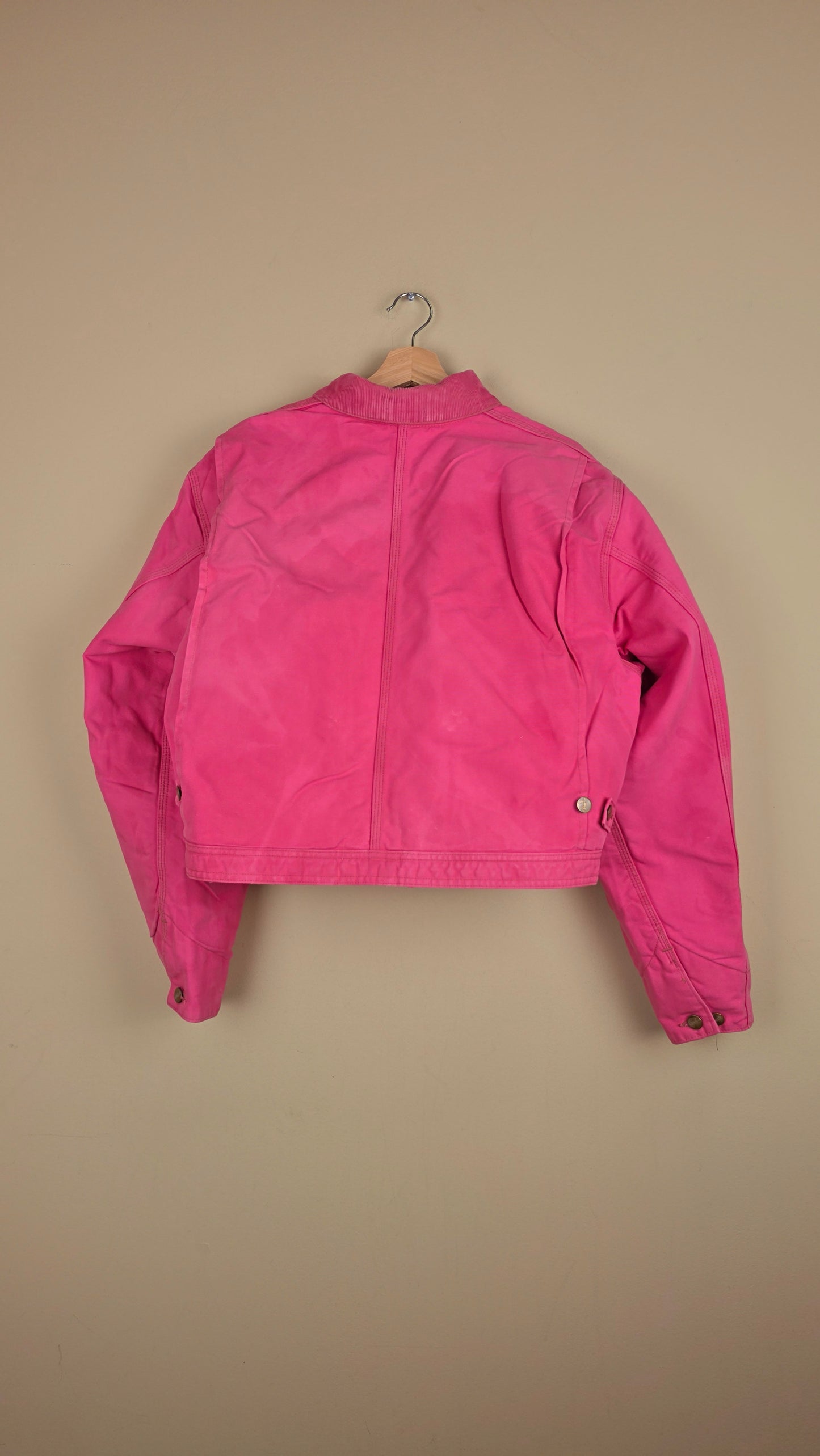 Vintage Carhartt X Detroit Cropped Jacket | Pink | Size 2XL | AU74