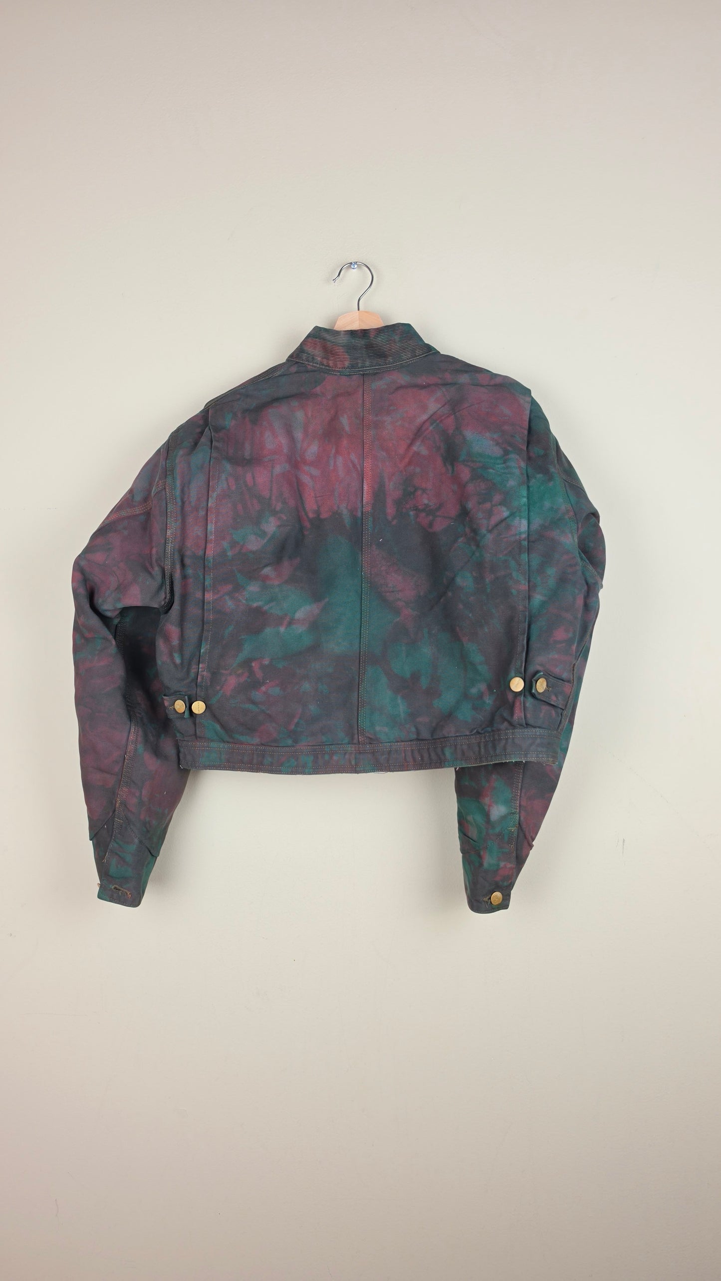 Vintage Carhartt X Detroit Cropped Jacket | Camo Green | Size L | AU76