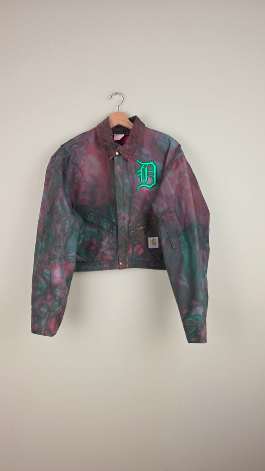 Vintage Carhartt X Detroit Cropped Jacket | Camo Green | Size XL | AU77