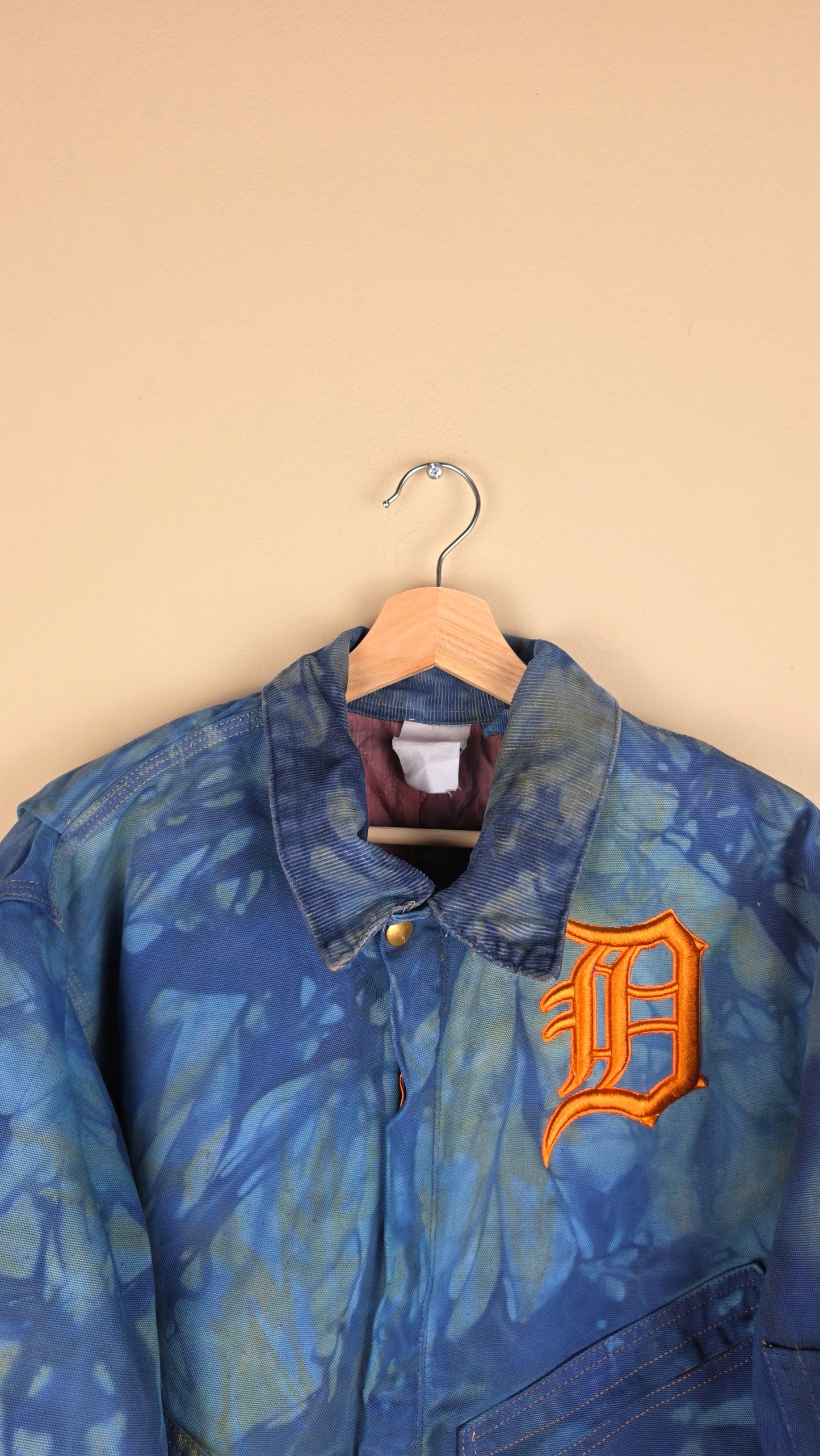 Vintage Carhartt X Detroit Cropped Jacket | Camo Blue | Size L | AU79