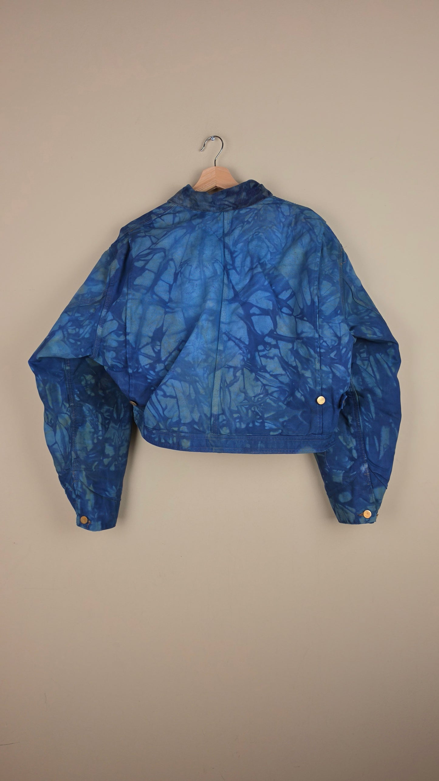 Vintage Carhartt X Detroit Cropped Jacket | Camo Blue | Size L | AU79