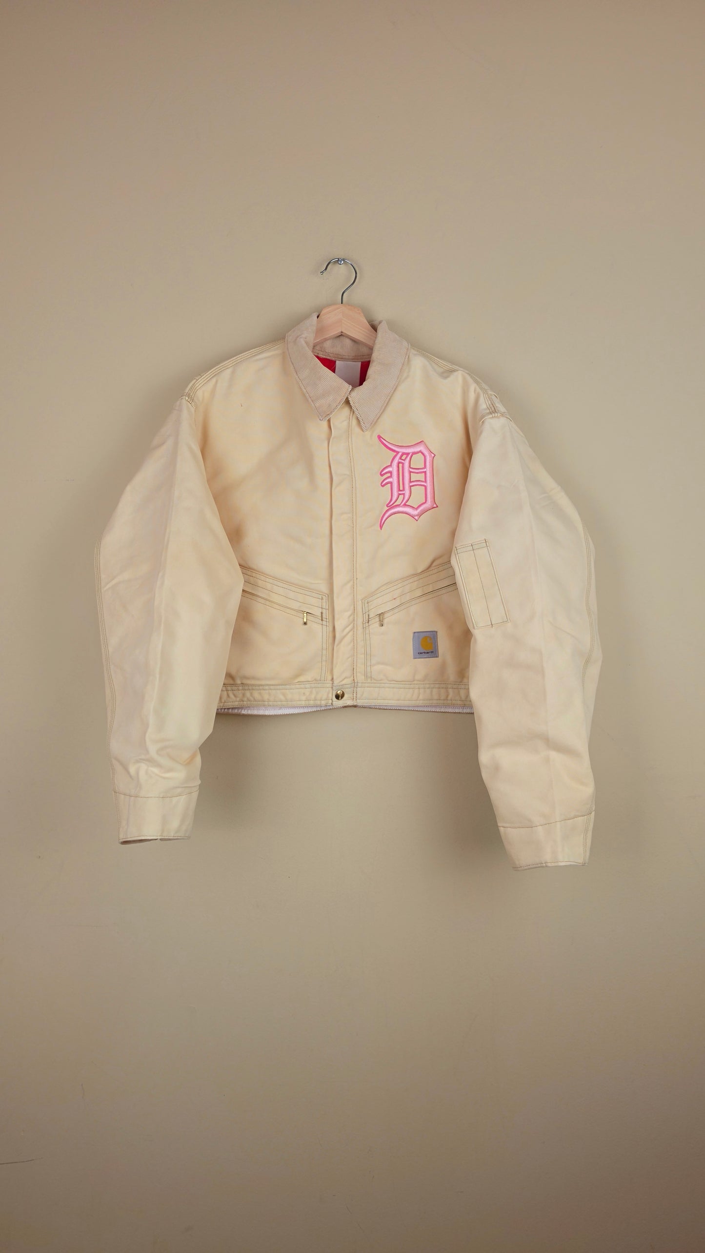 Vintage Carhartt X Detroit Cropped Jacket | Pastel | Size XL | AU80