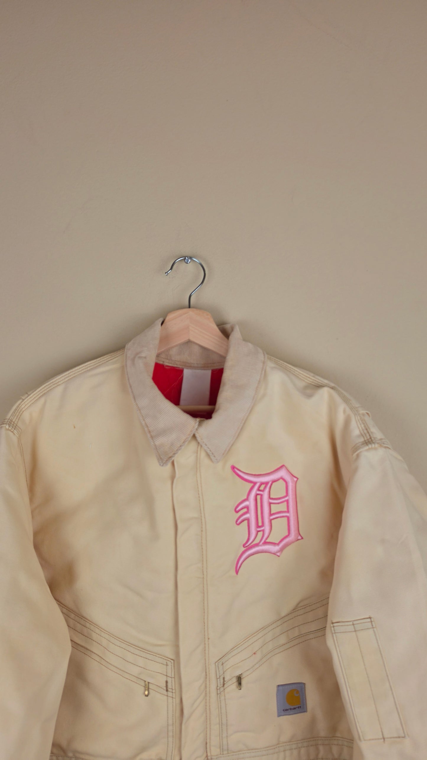 Vintage Carhartt X Detroit Cropped Jacket | Pastel | Size XL | AU80
