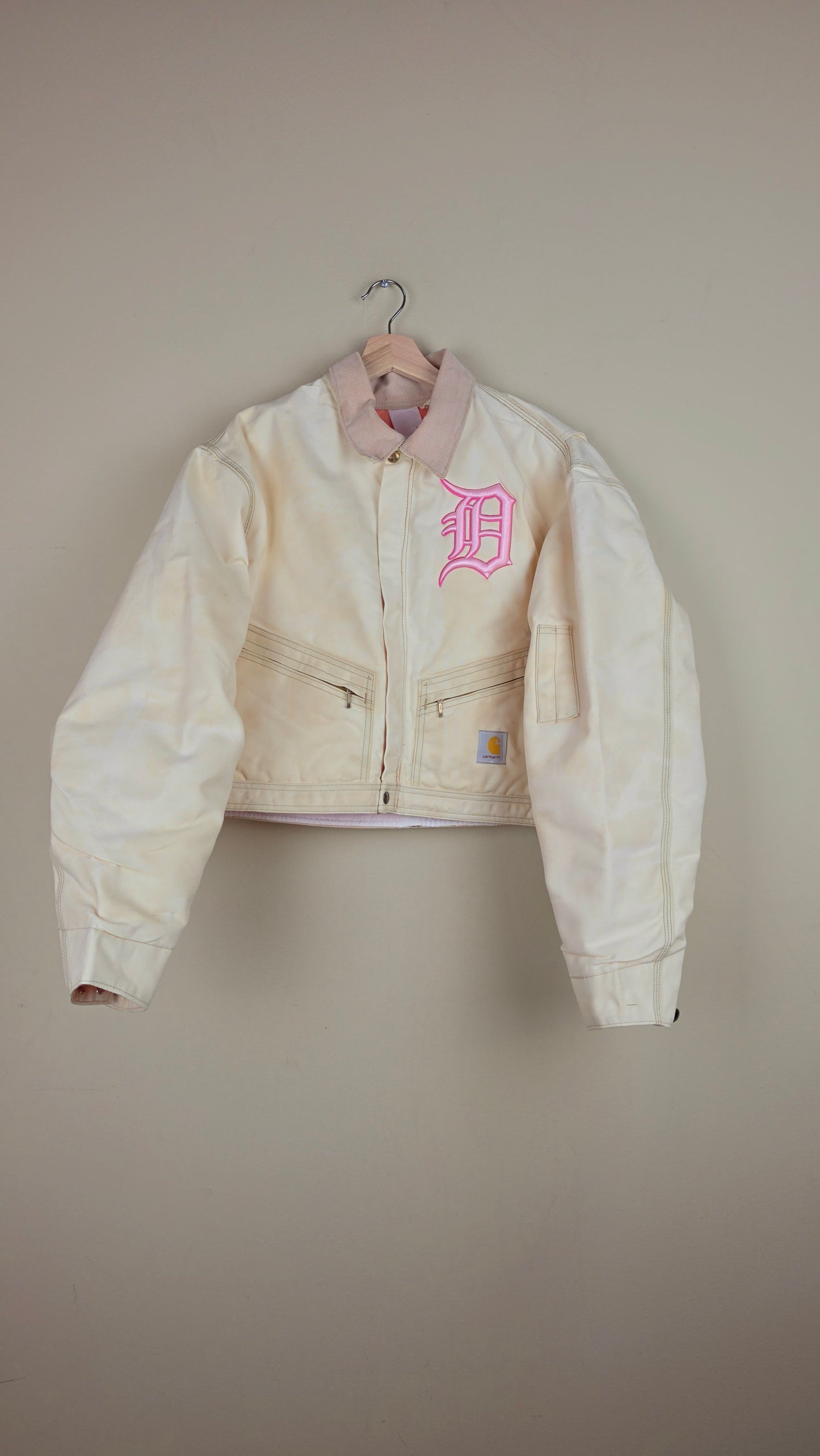 Vintage Carhartt X Detroit Cropped Jacket | Pastel | Size L | AU81