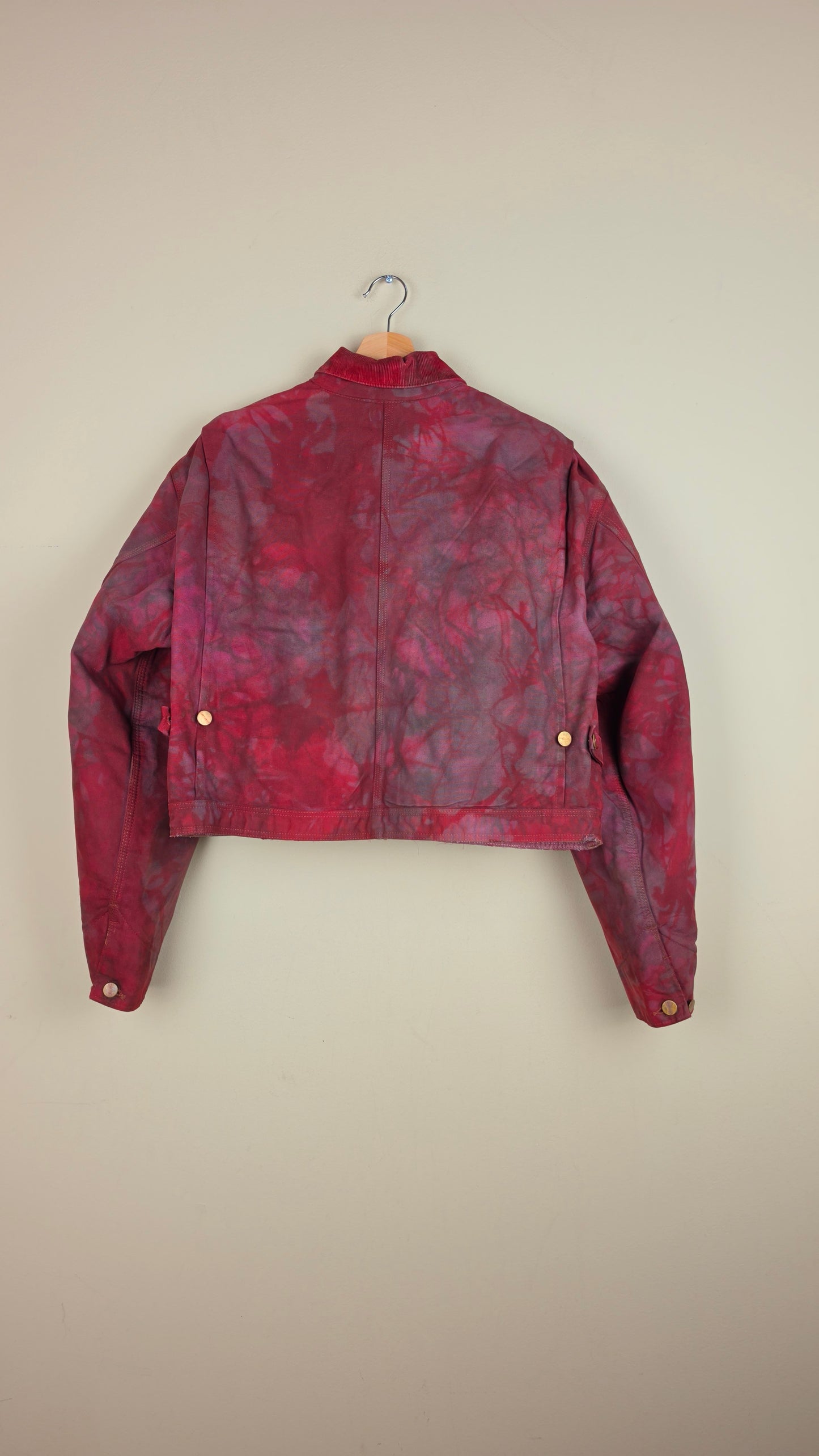 Vintage Carhartt X Detroit Cropped Jacket | Camo Red | Size L | AU84