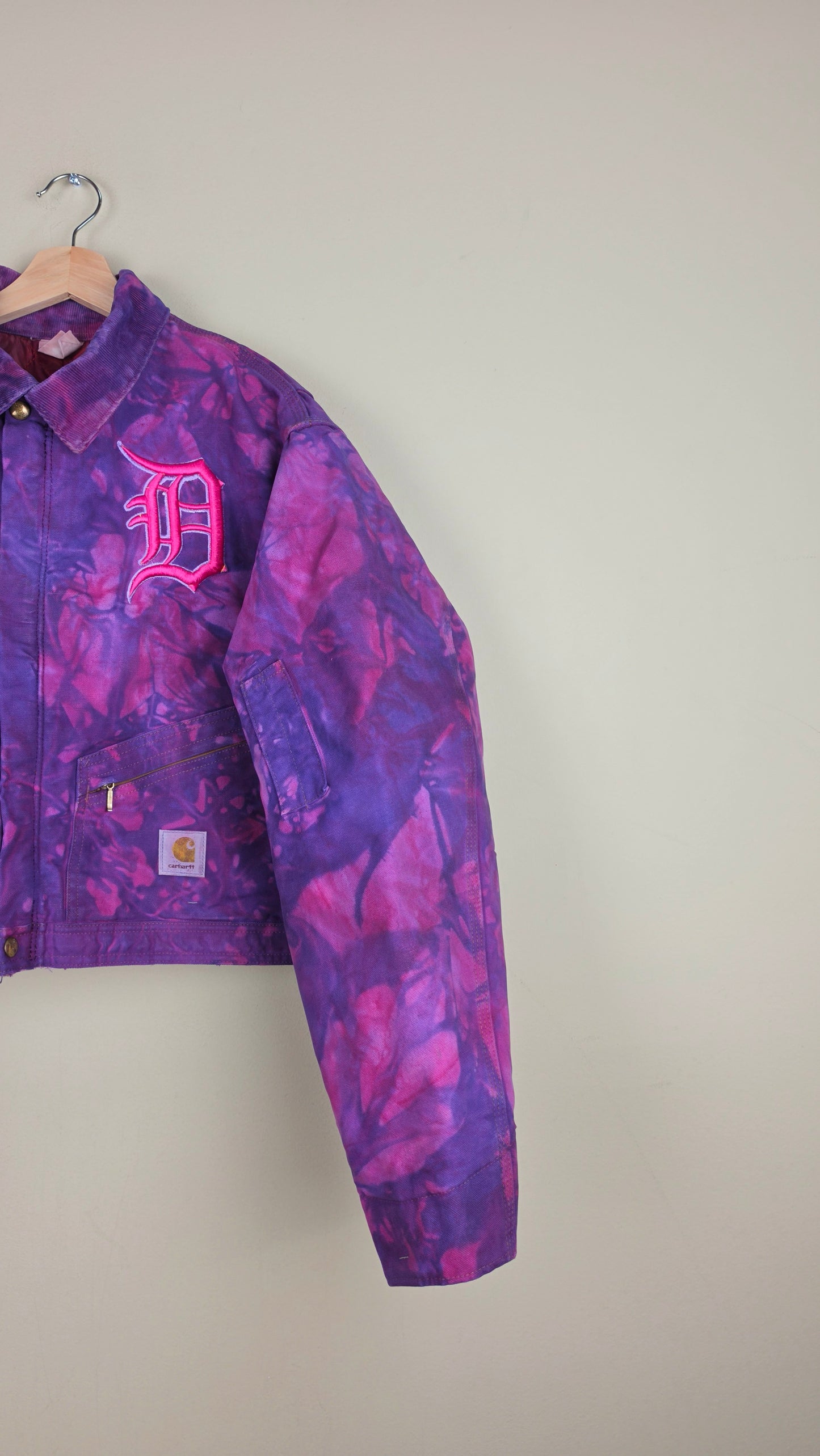 Vintage Carhartt X Detroit Cropped Jacket | Cotton Candy | Size M | KR07