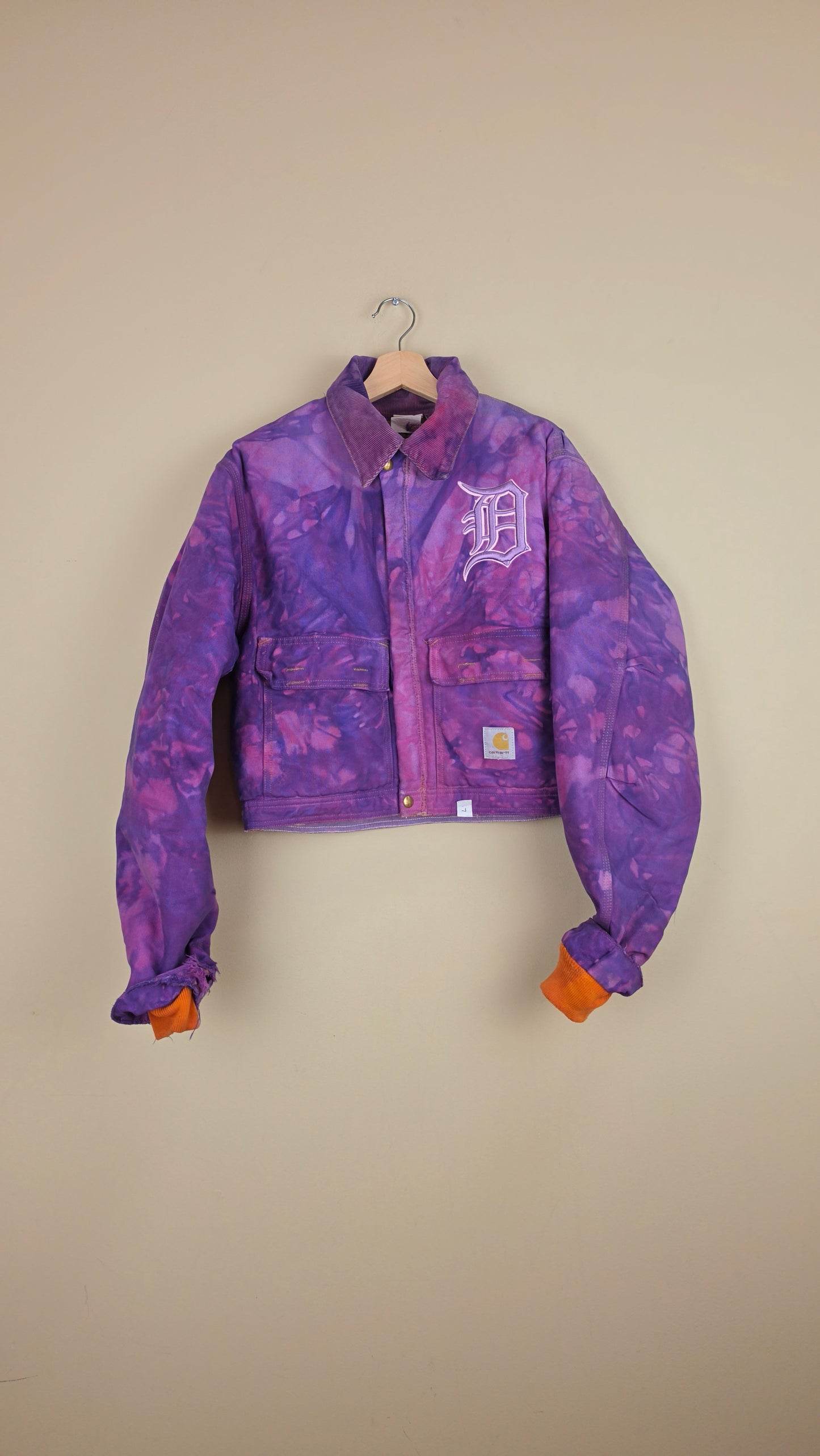 Vintage Carhartt X Detroit Cropped Jacket | Cotton Candy | Size L | AU87