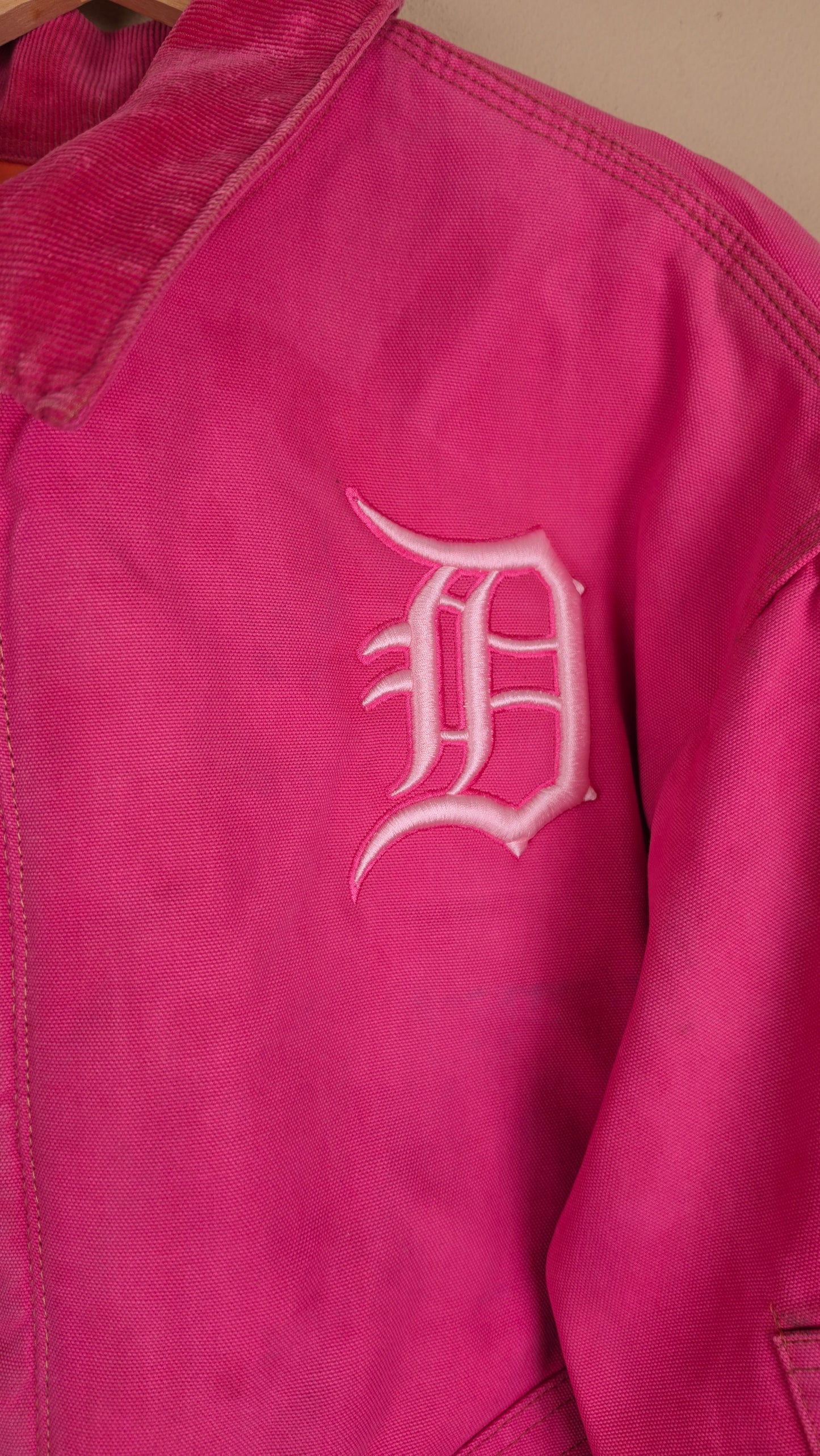 Vintage Carhartt X Detroit Cropped Jacket | Pink | Size 3XL | AU89