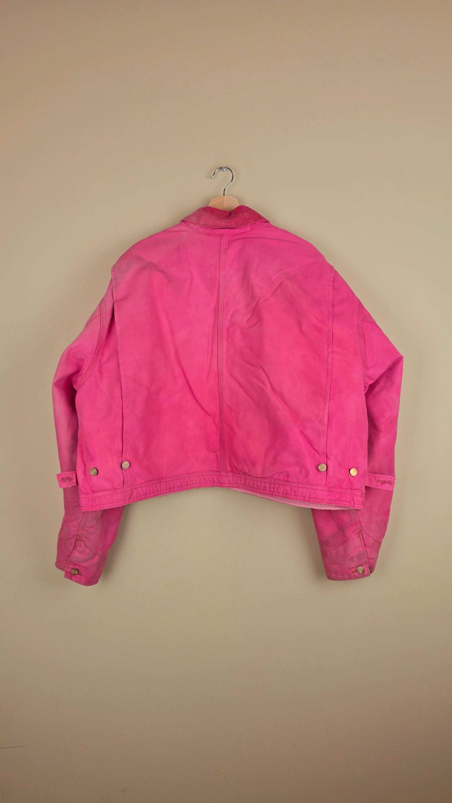 Vintage Carhartt X Detroit Cropped Jacket | Pink | Size 3XL | AU89