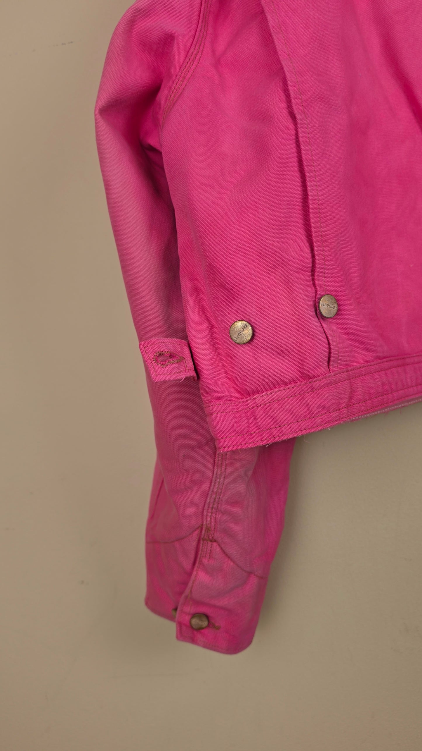 Vintage Carhartt X Detroit Cropped Jacket | Pink | Size 3XL | AU89
