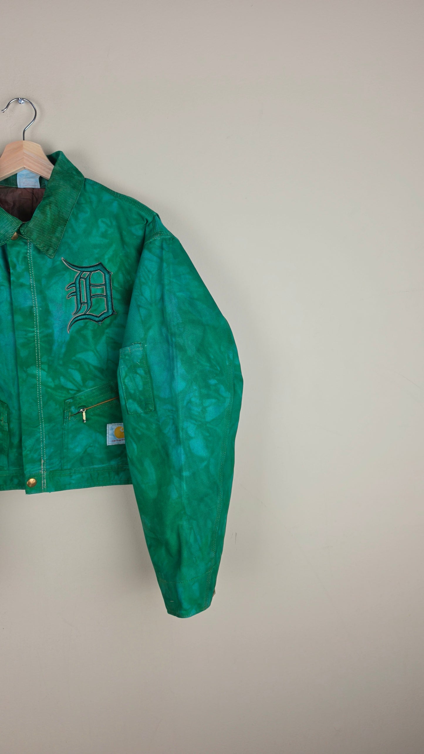 Vintage Carhartt X Detroit Cropped Jacket | Leafy Green | Size L | AU90