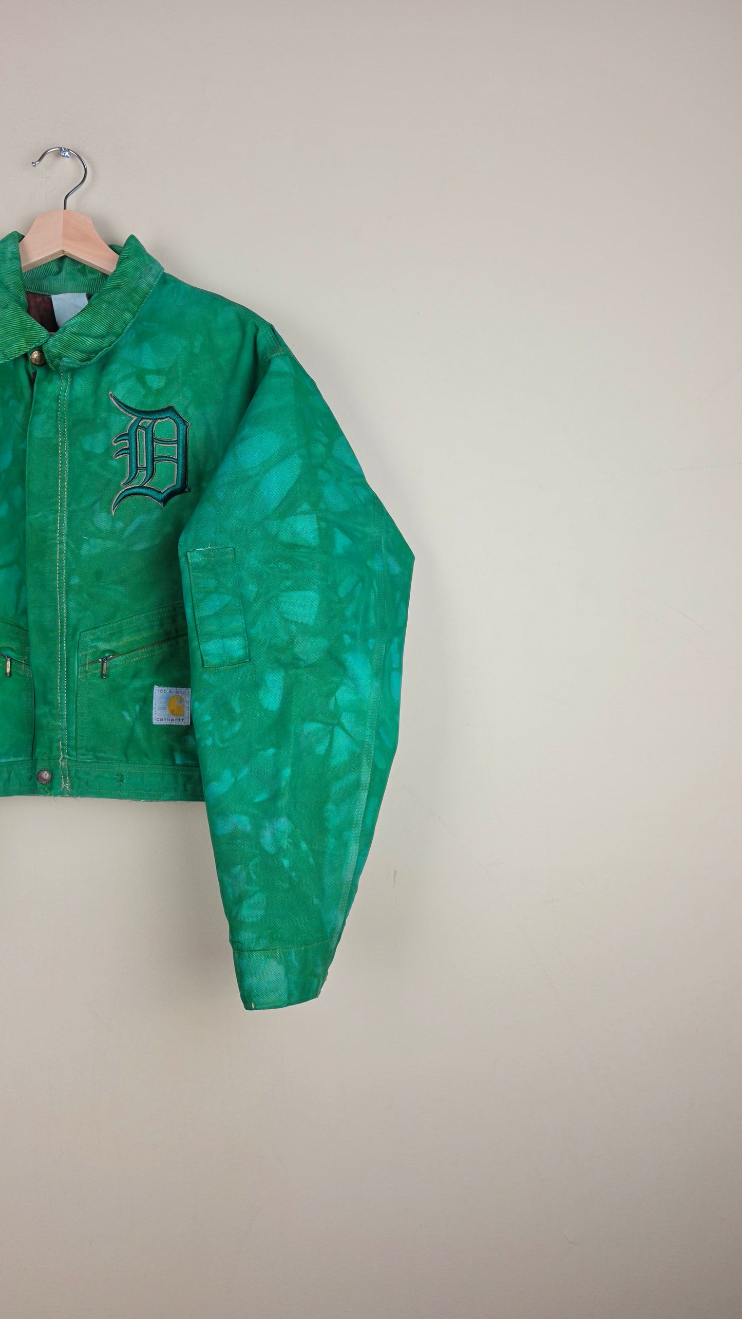 Vintage Carhartt X Detroit Cropped Jacket | Leafy Green | Size L | AU91