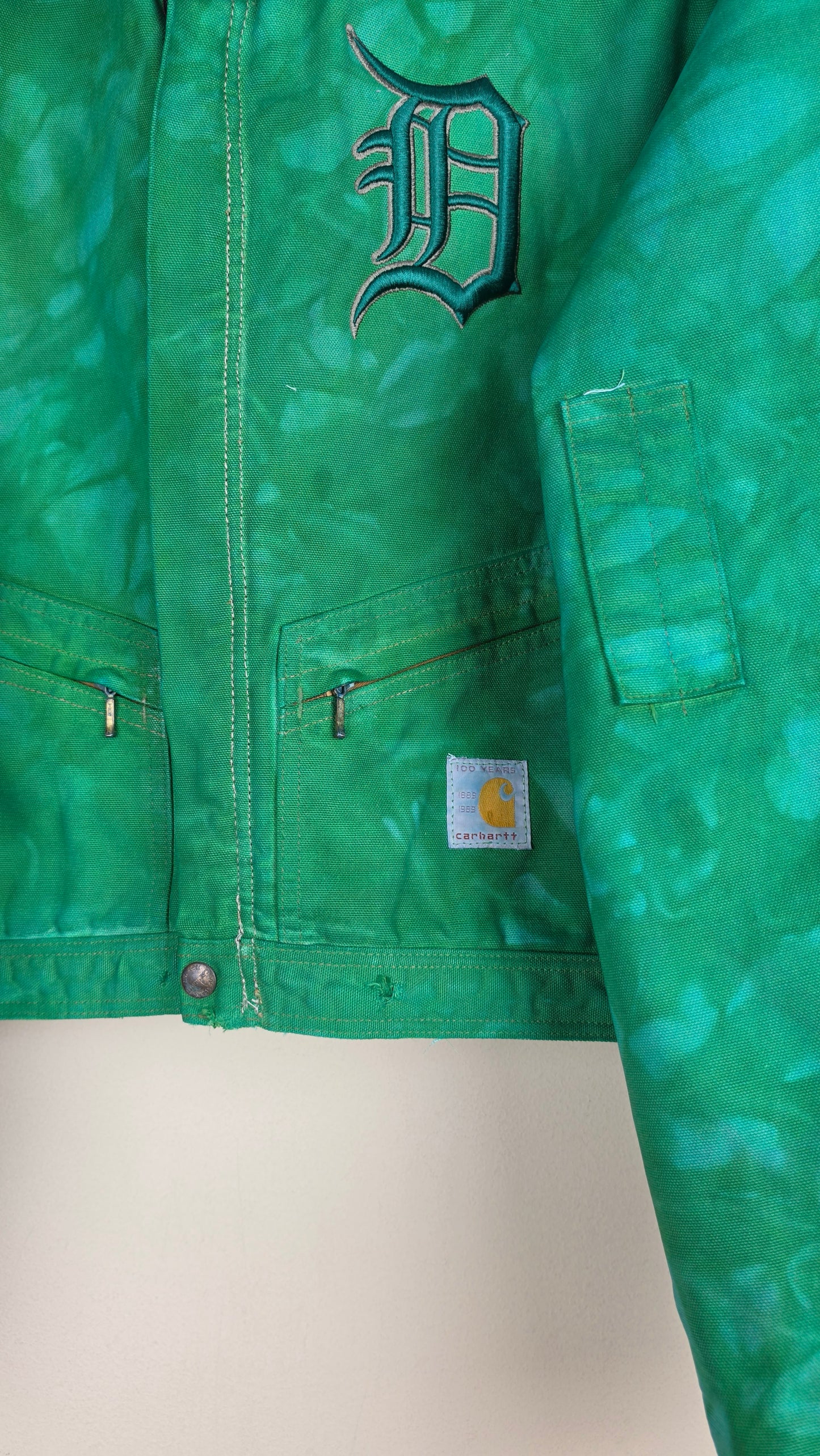 Vintage Carhartt X Detroit Cropped Jacket | Leafy Green | Size L | AU91
