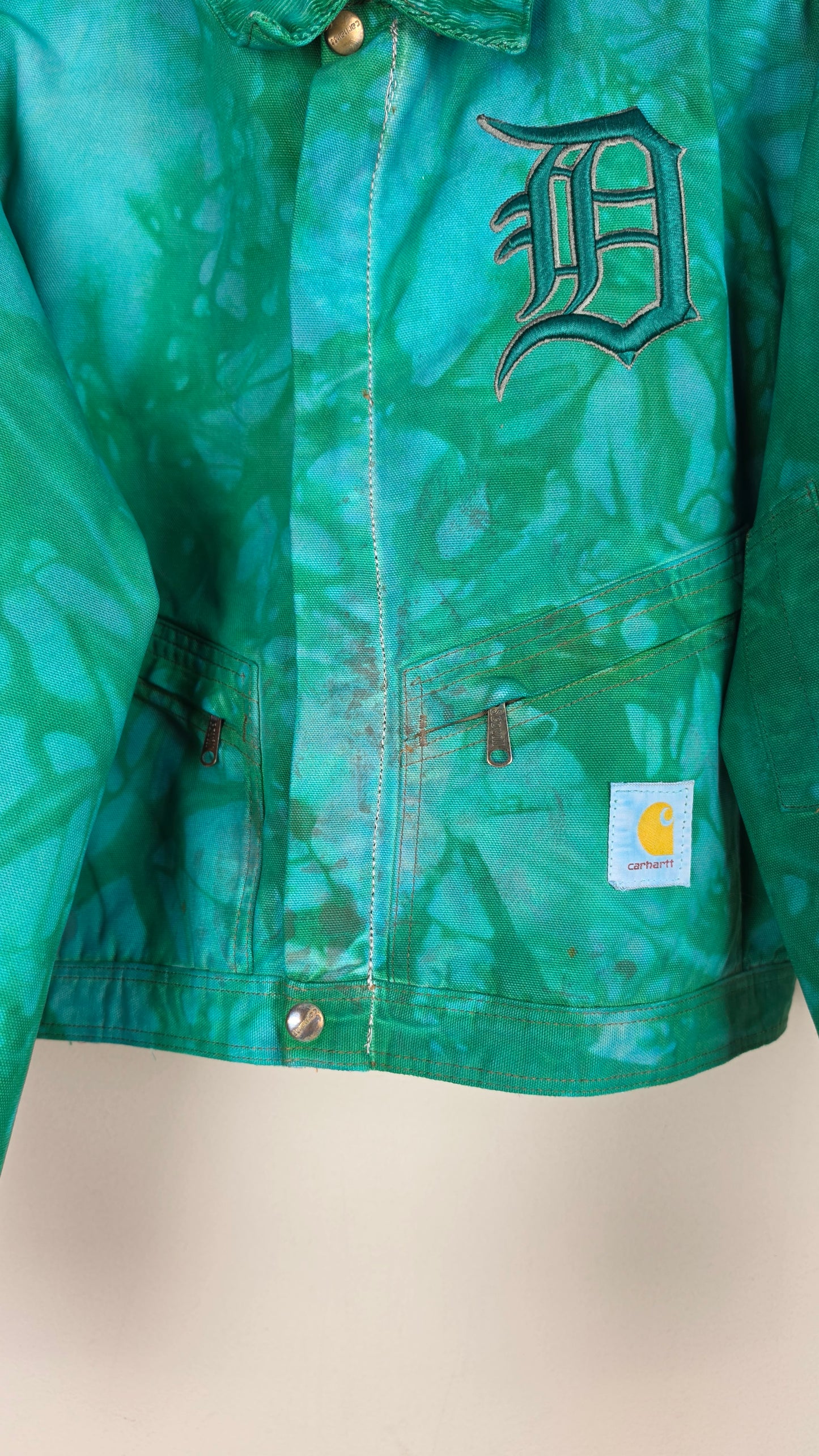 Vintage Carhartt X Detroit Cropped Jacket | Leafy Green | Size L | AU95