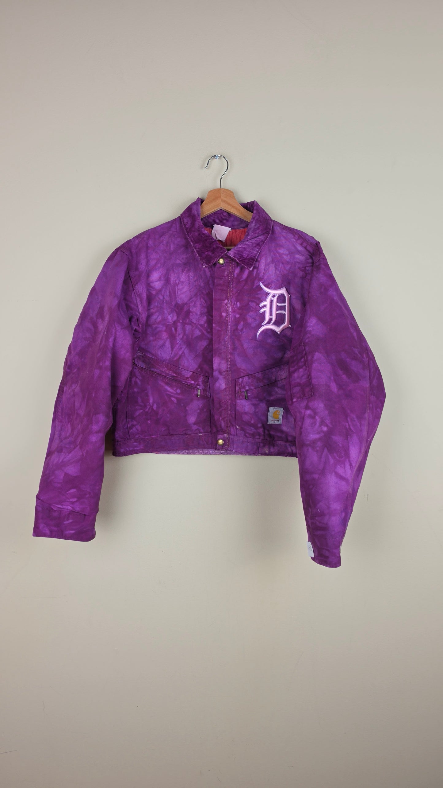 Vintage Carhartt X Detroit Cropped Jacket | Aubergine | Size L | AU96