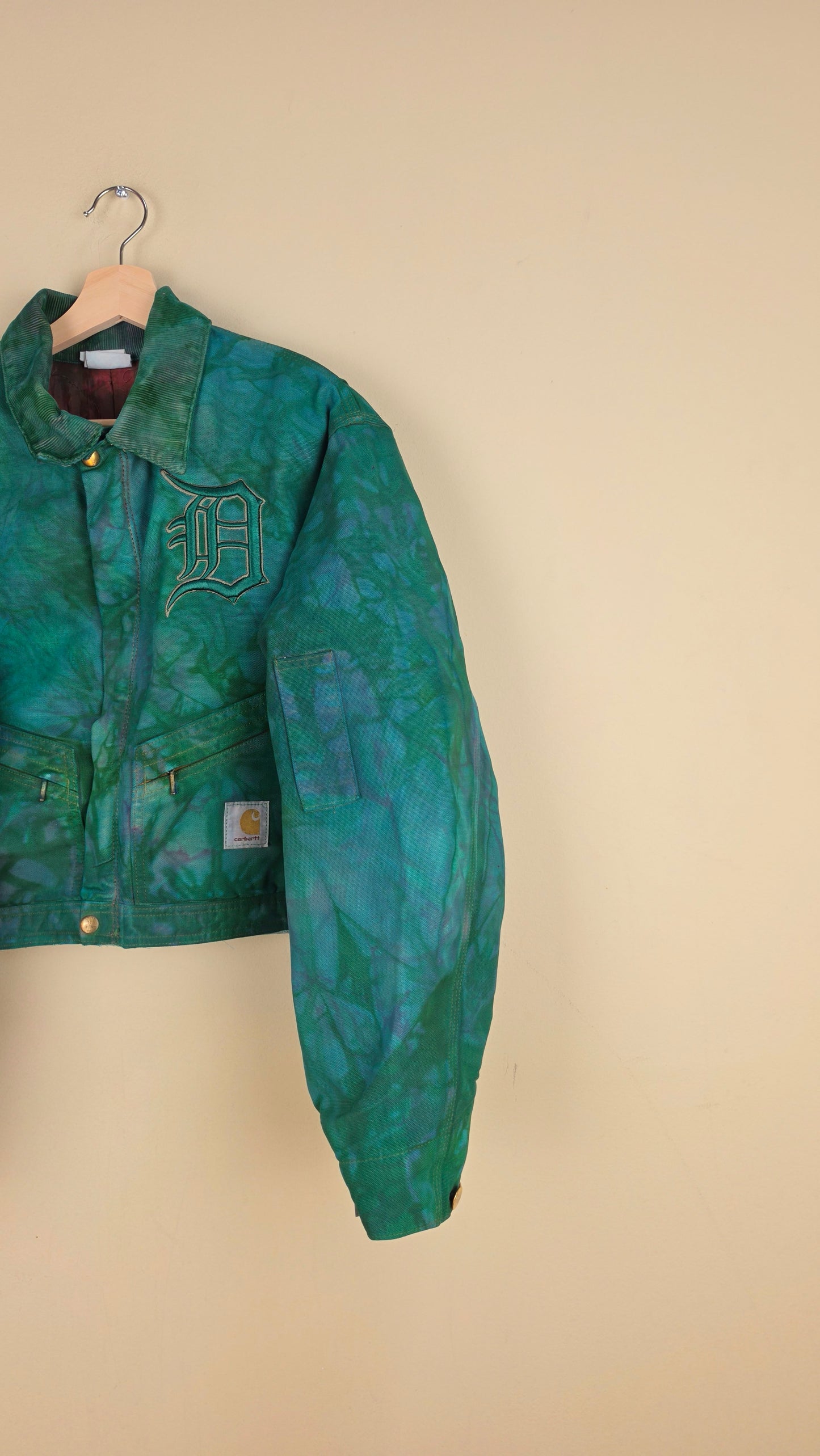 Vintage Carhartt X Detroit Cropped Jacket | Leafy Green | Size M | AU97