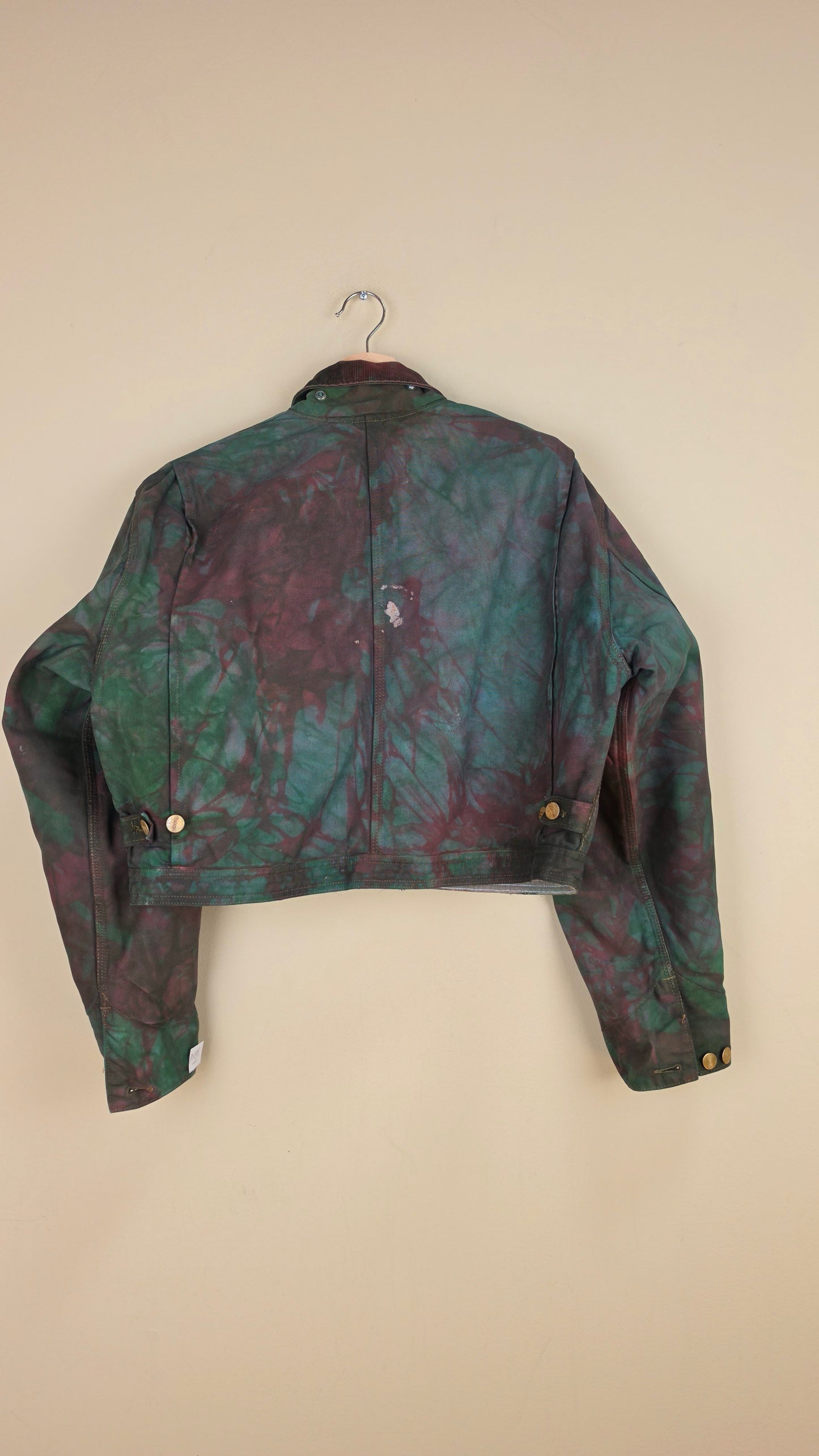 Vintage Carhartt X Detroit Cropped Jacket | Camo Green | Size M | AU98