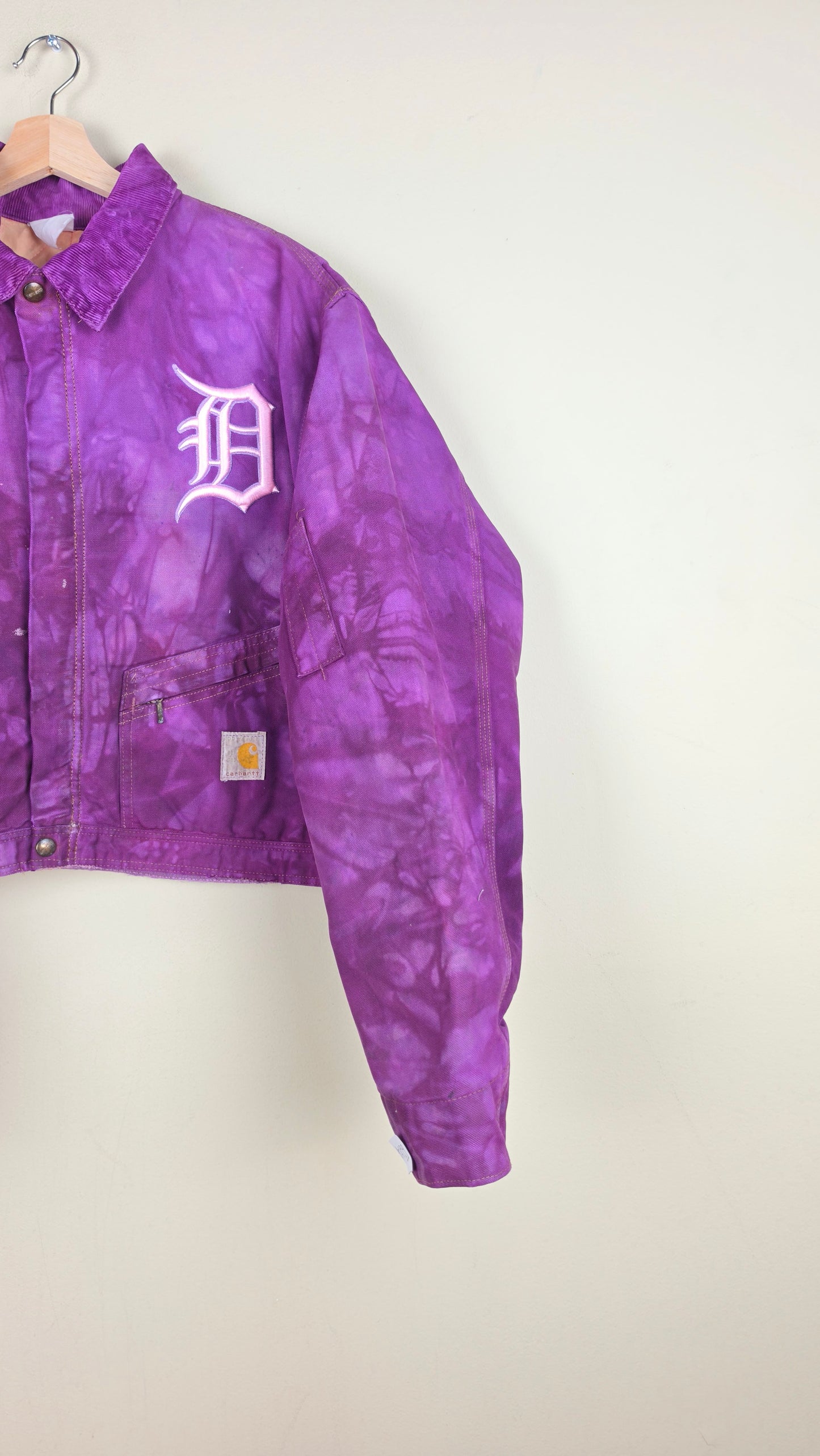Vintage Carhartt X Detroit Cropped Jacket | Aubergine | Size XL | AU99