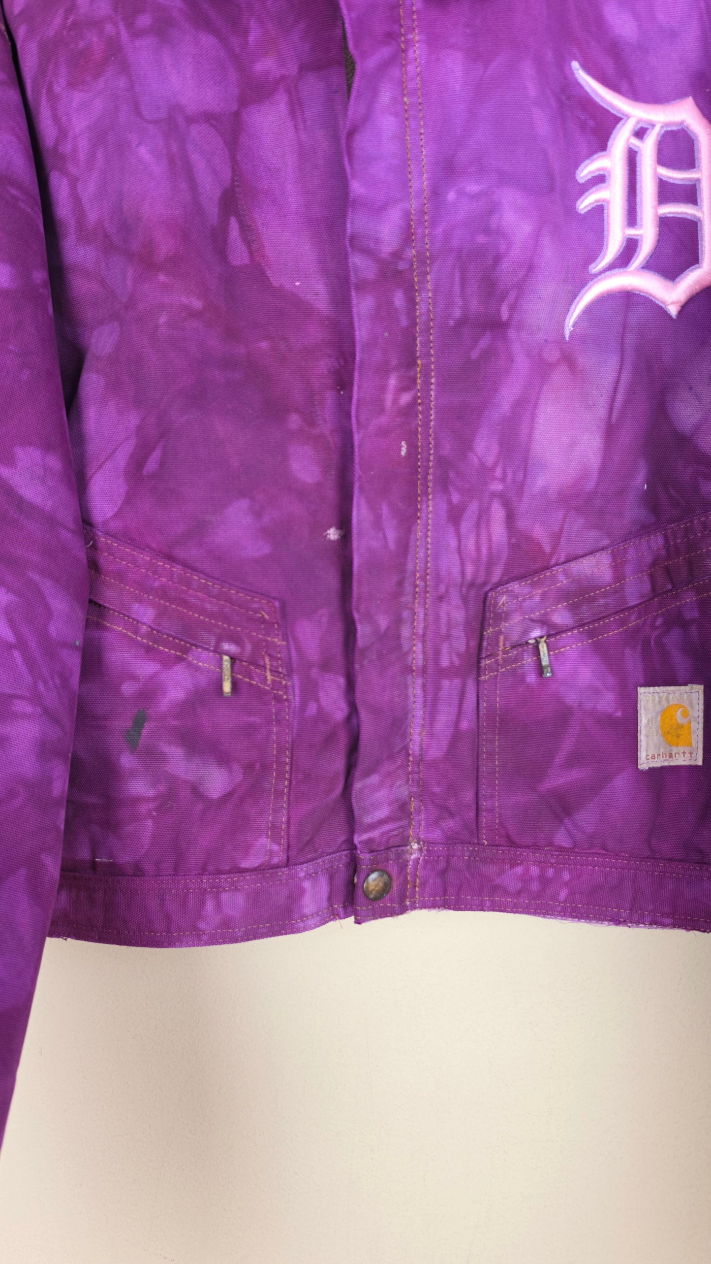 Vintage Carhartt X Detroit Cropped Jacket | Aubergine | Size XL | AU99