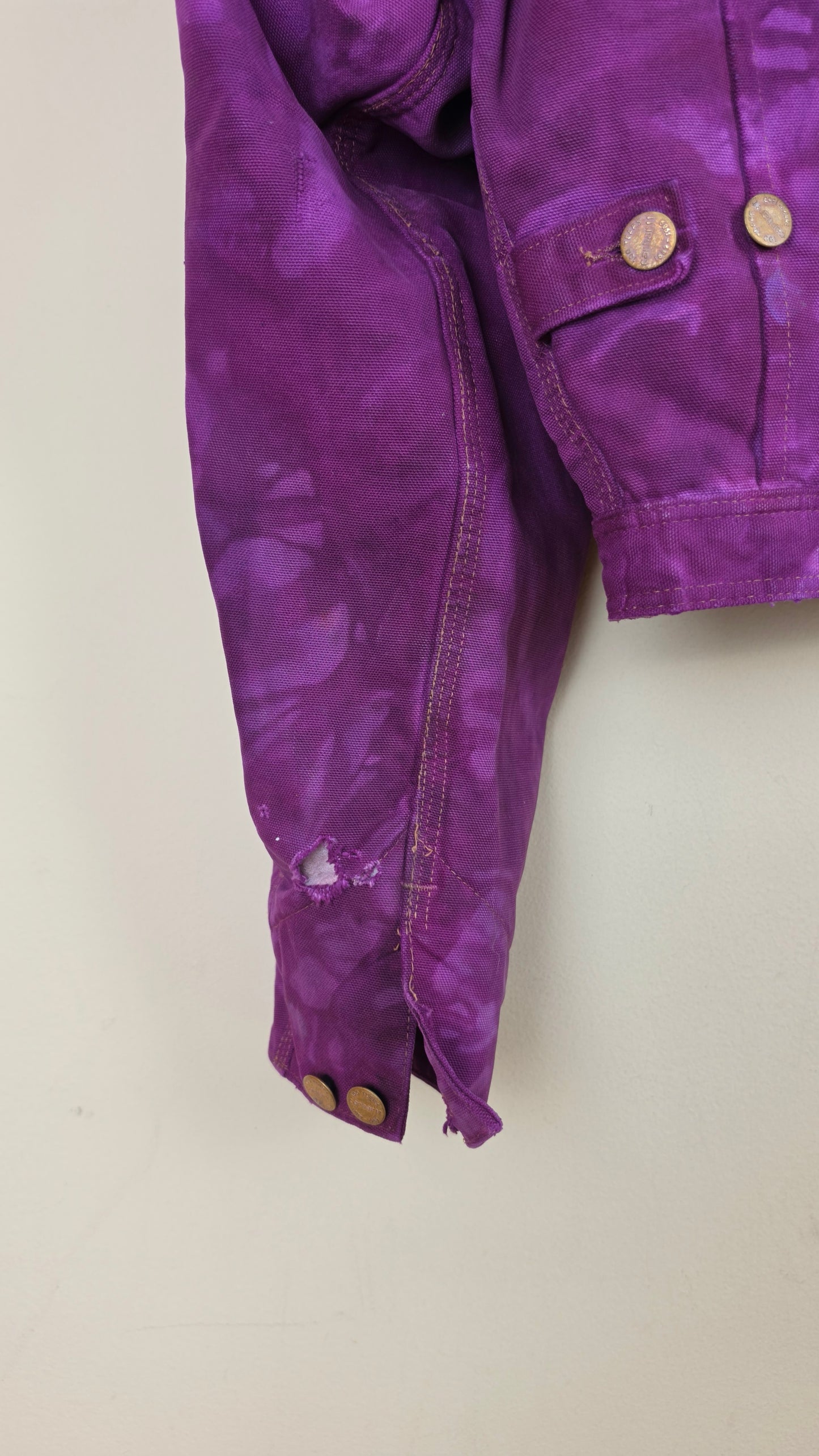 Vintage Carhartt X Detroit Cropped Jacket | Aubergine | Size XL | AU99