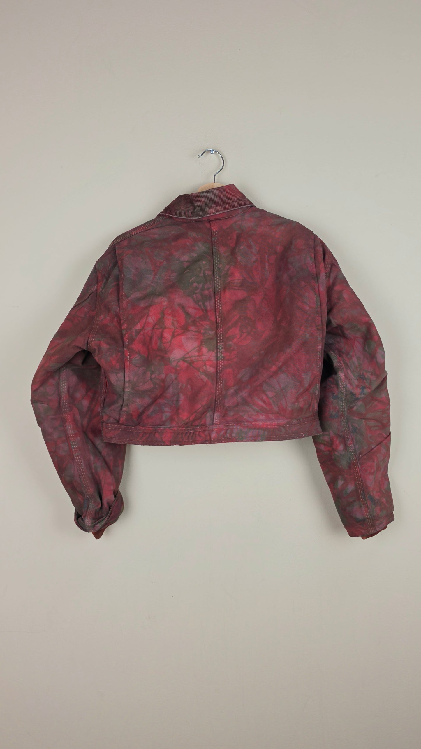 Vintage Carhartt X Detroit Cropped Jacket | Camo Red | Size S | AU101