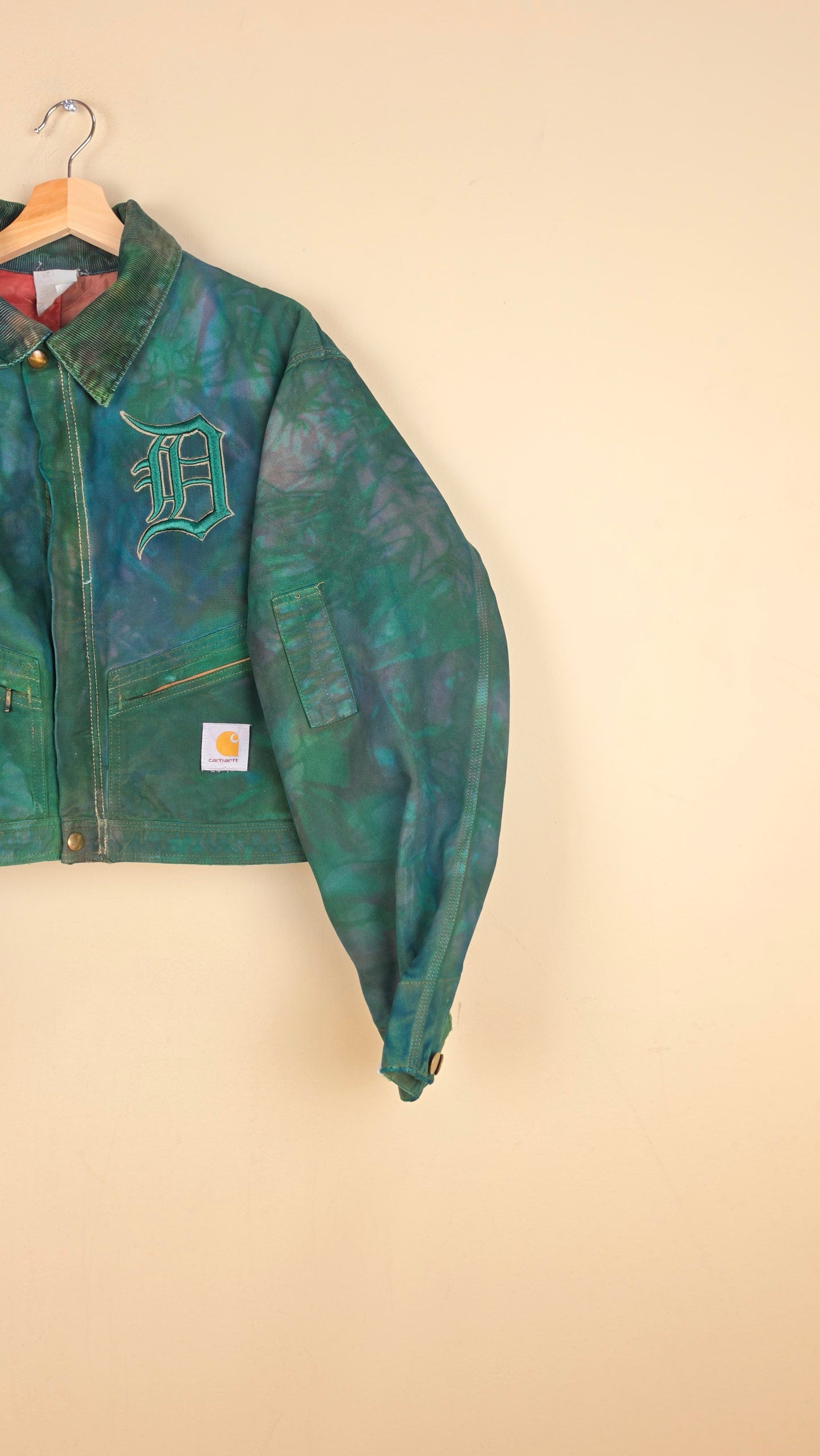 Vintage Carhartt X Detroit Cropped Jacket | Leafy Green | Size L | AU102
