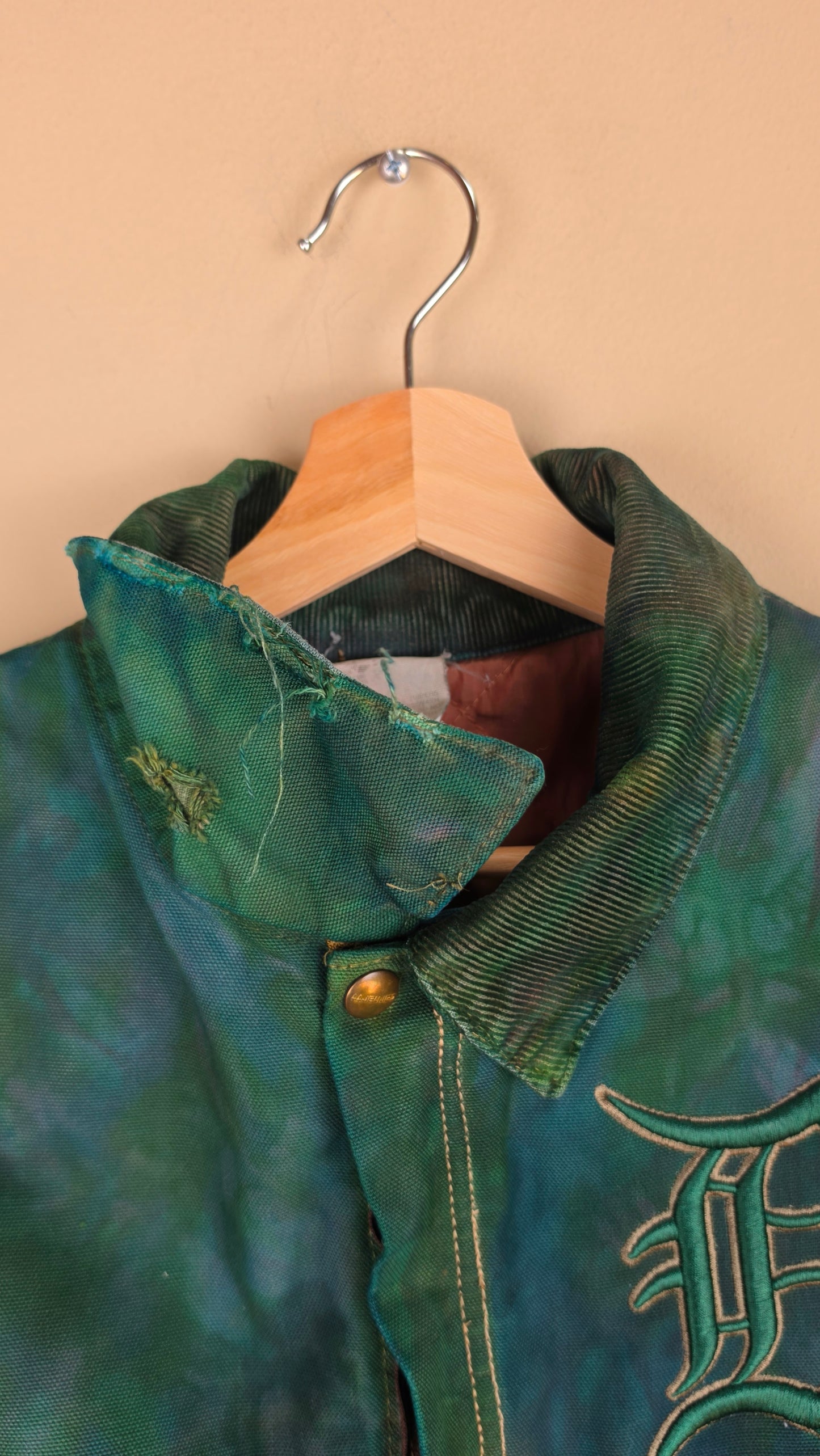 Vintage Carhartt X Detroit Cropped Jacket | Leafy Green | Size L | AU102