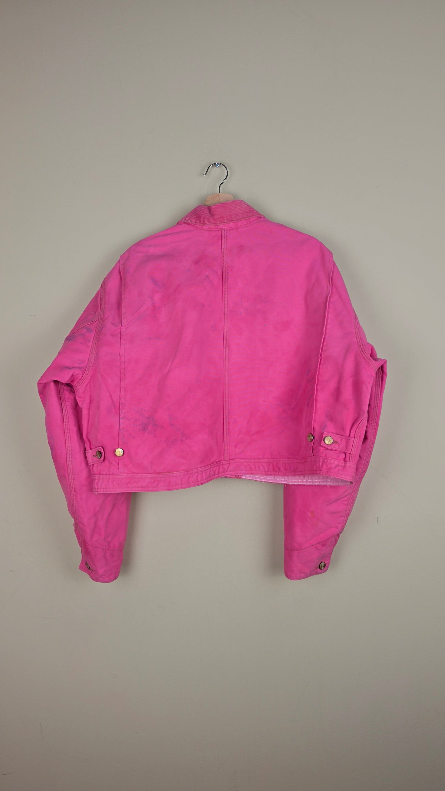 Vintage Carhartt X Detroit Cropped Jacket | Pink | Size XL | AU104