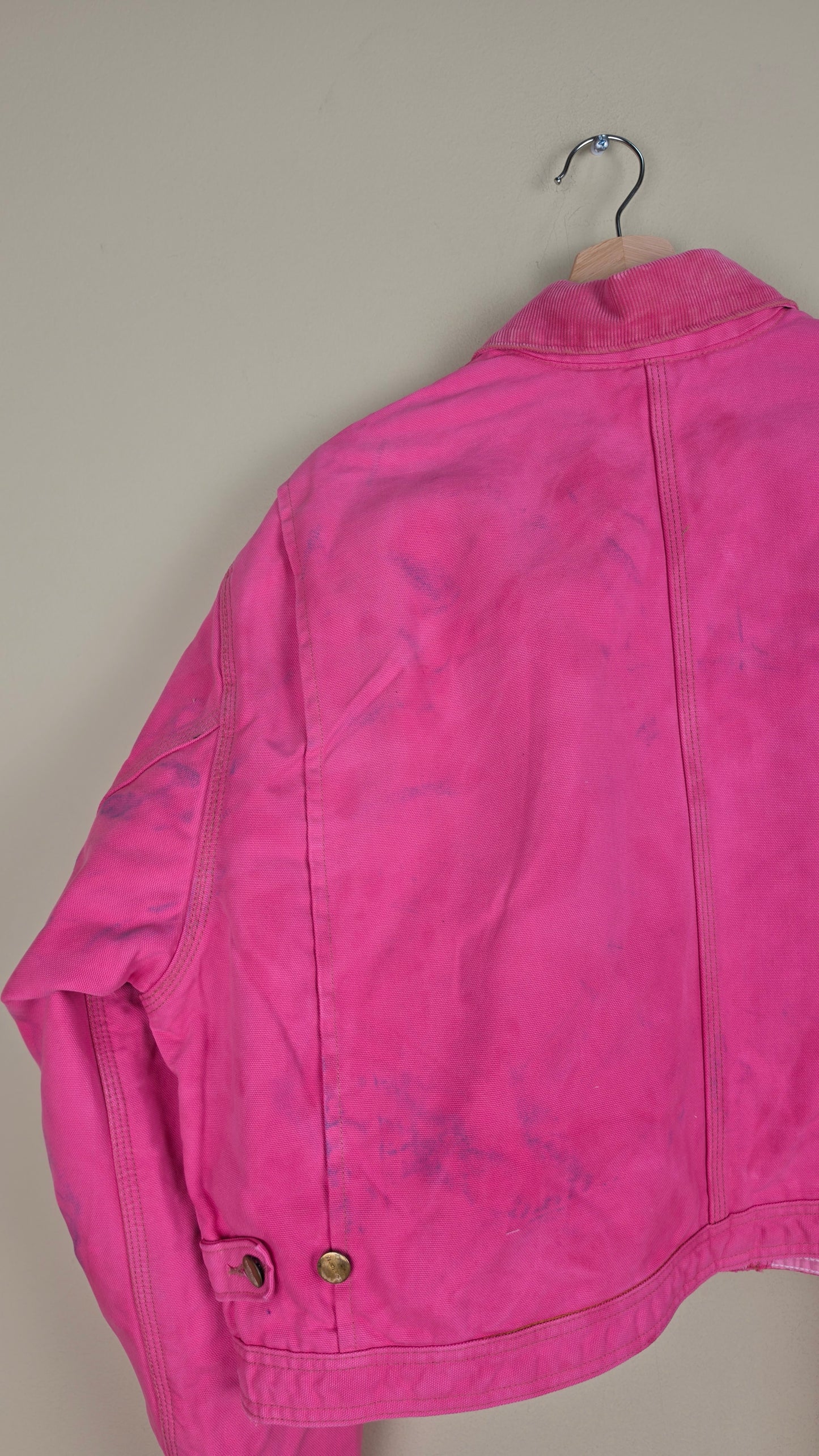 Vintage Carhartt X Detroit Cropped Jacket | Pink | Size XL | AU104